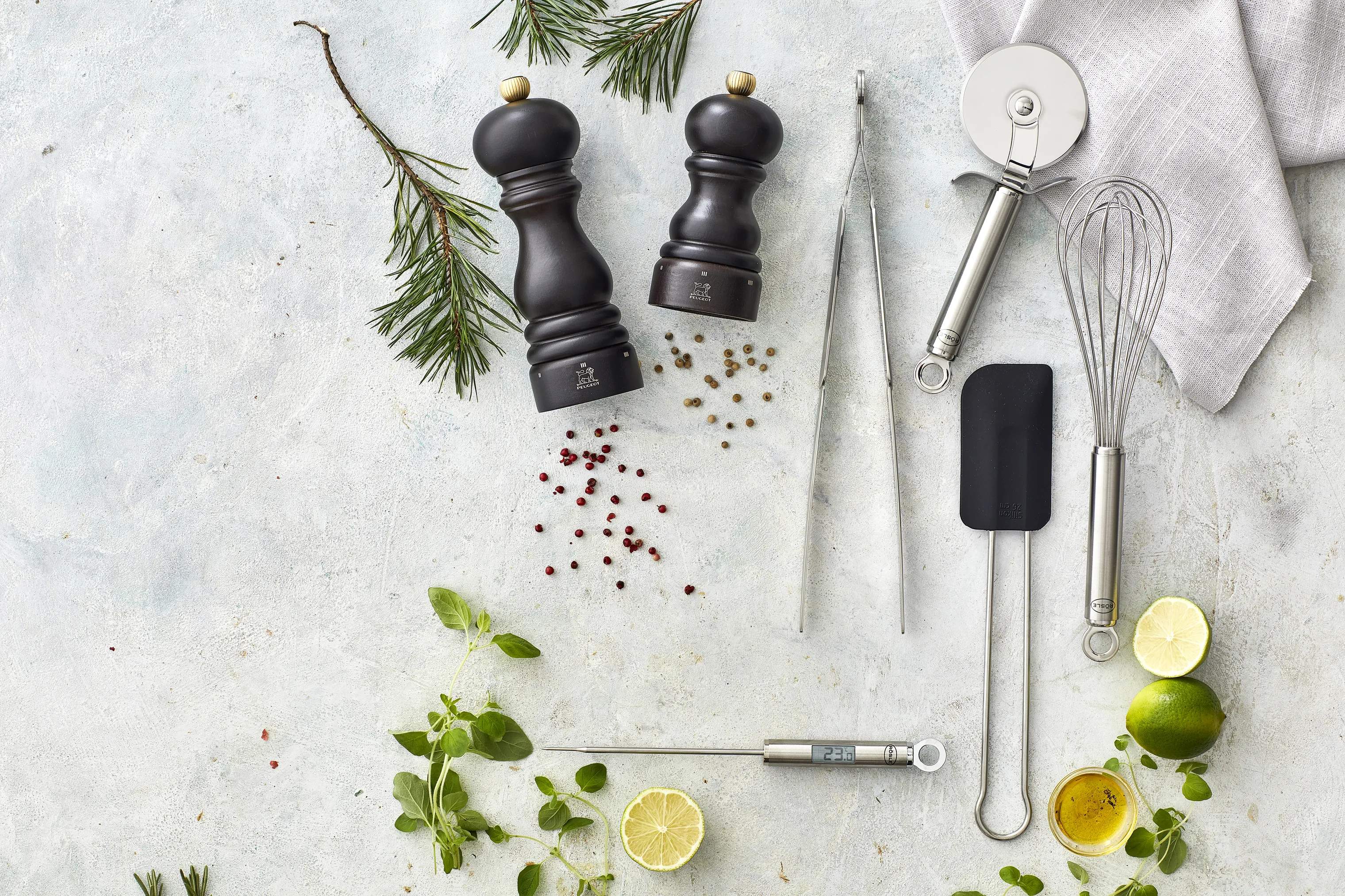 RÖSLE Bageredskaber Dejskraber i Stål/sort, 2