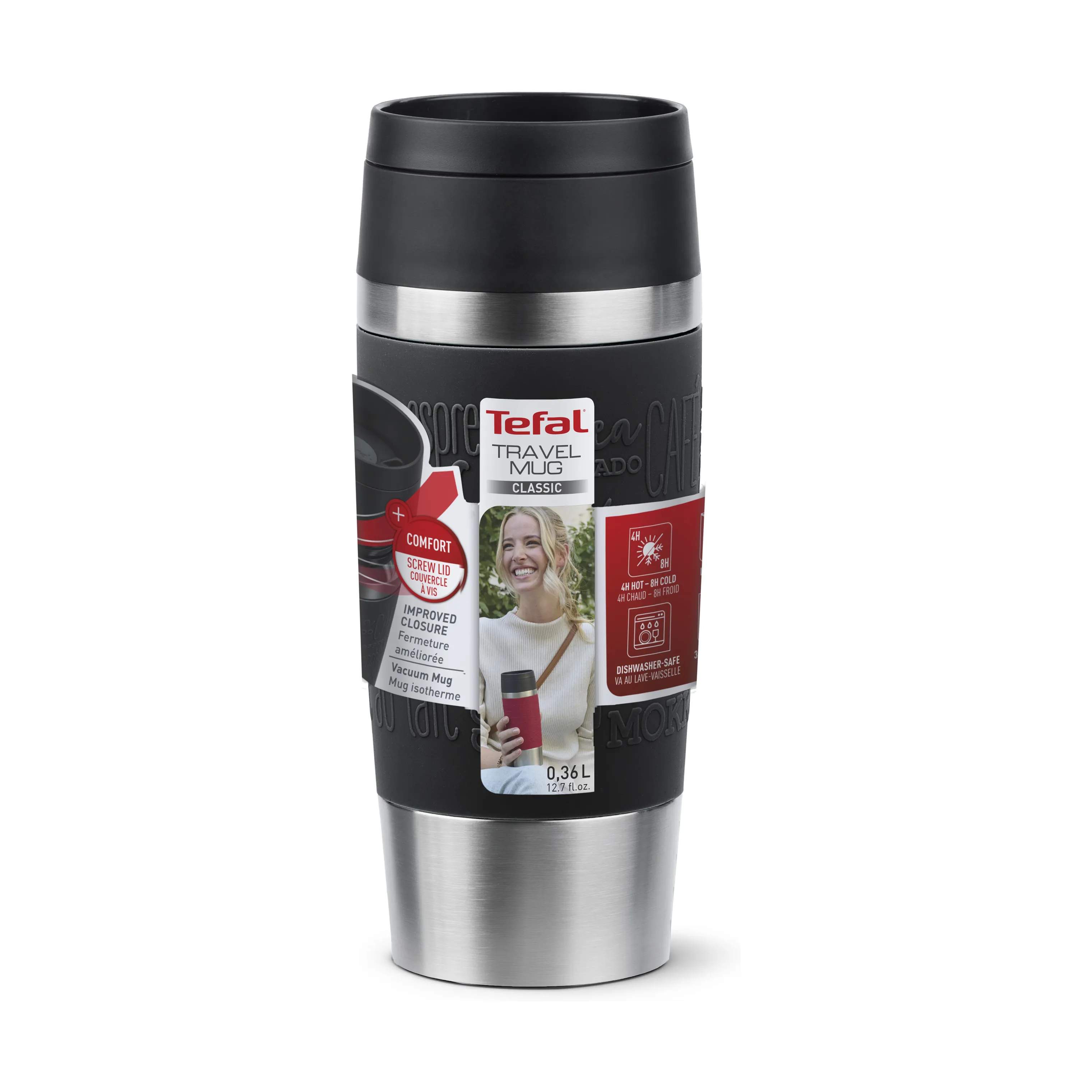 Tefal To go kopper To-Go Krus i sort, 3