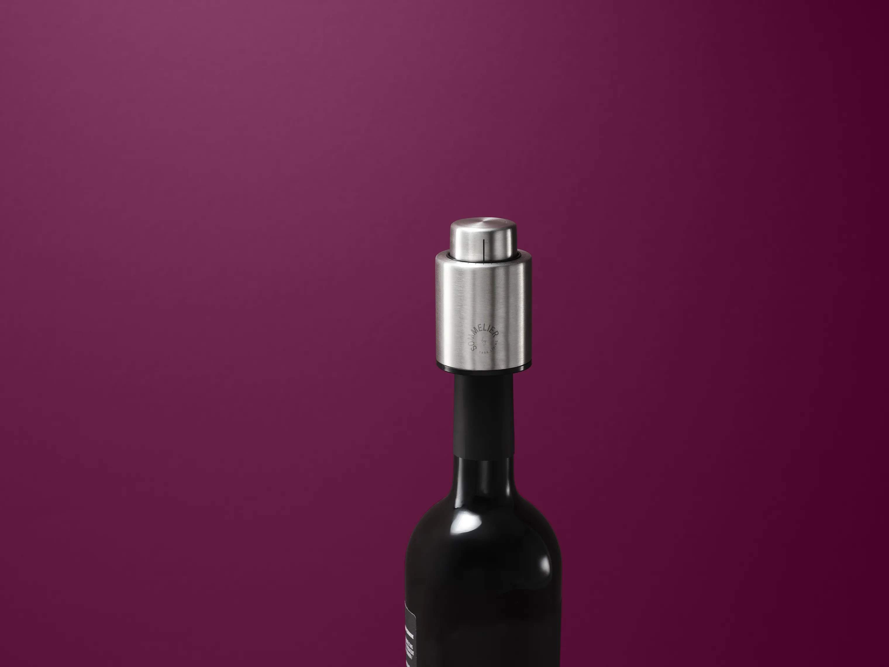 Sommelier by CASA Living Vinpropper Sommelier Vakuumprop t. vin i stål, 3