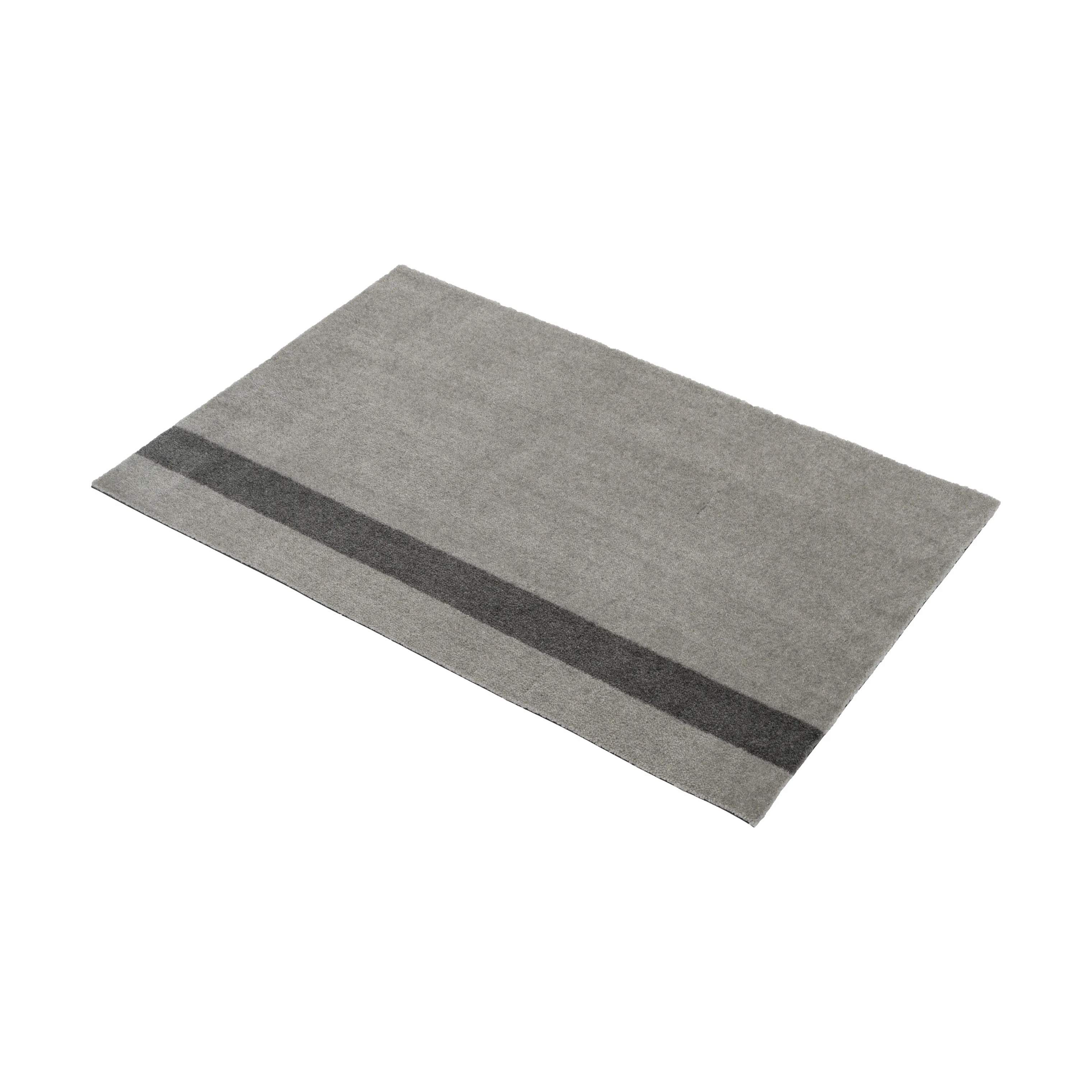 Tica Copenhagen Dørmåtter Stripes Vertikal Gulvmåtte i steelgrey, B60 x L90 cm, 3