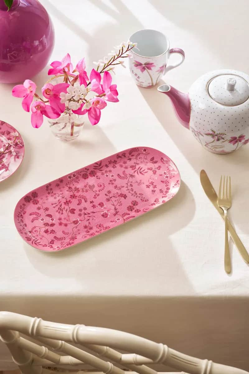PIP Studio Serveringsfade Jolie Flowers Serveringsfad i Pink, 2
