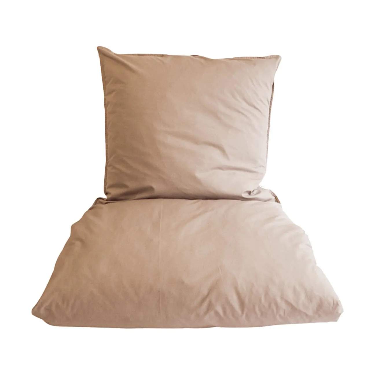 Percale Sengetøj, nude, large