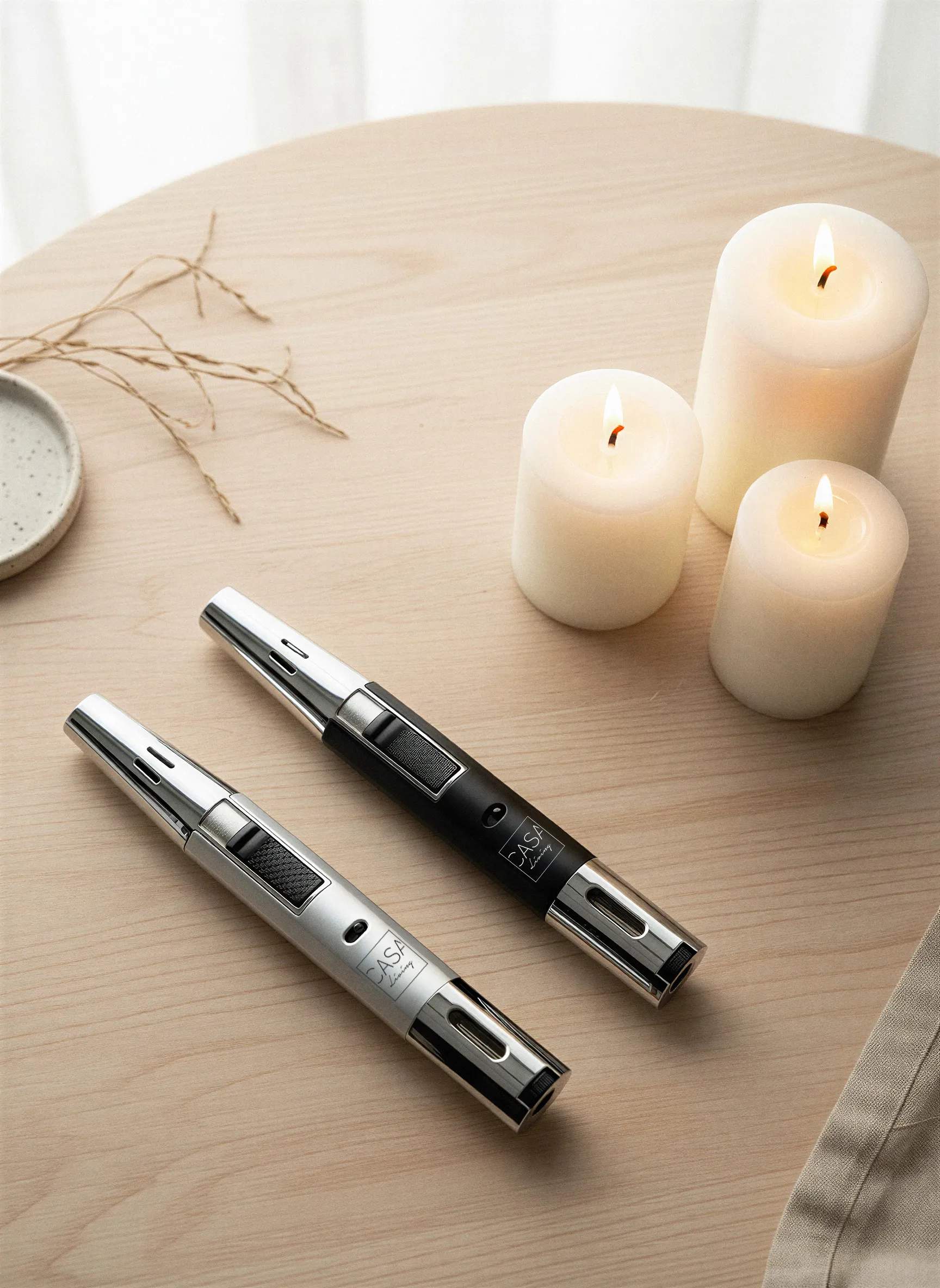 CASA Living Lightere og tændstikker Turbo  Lighter i Hvid, 3