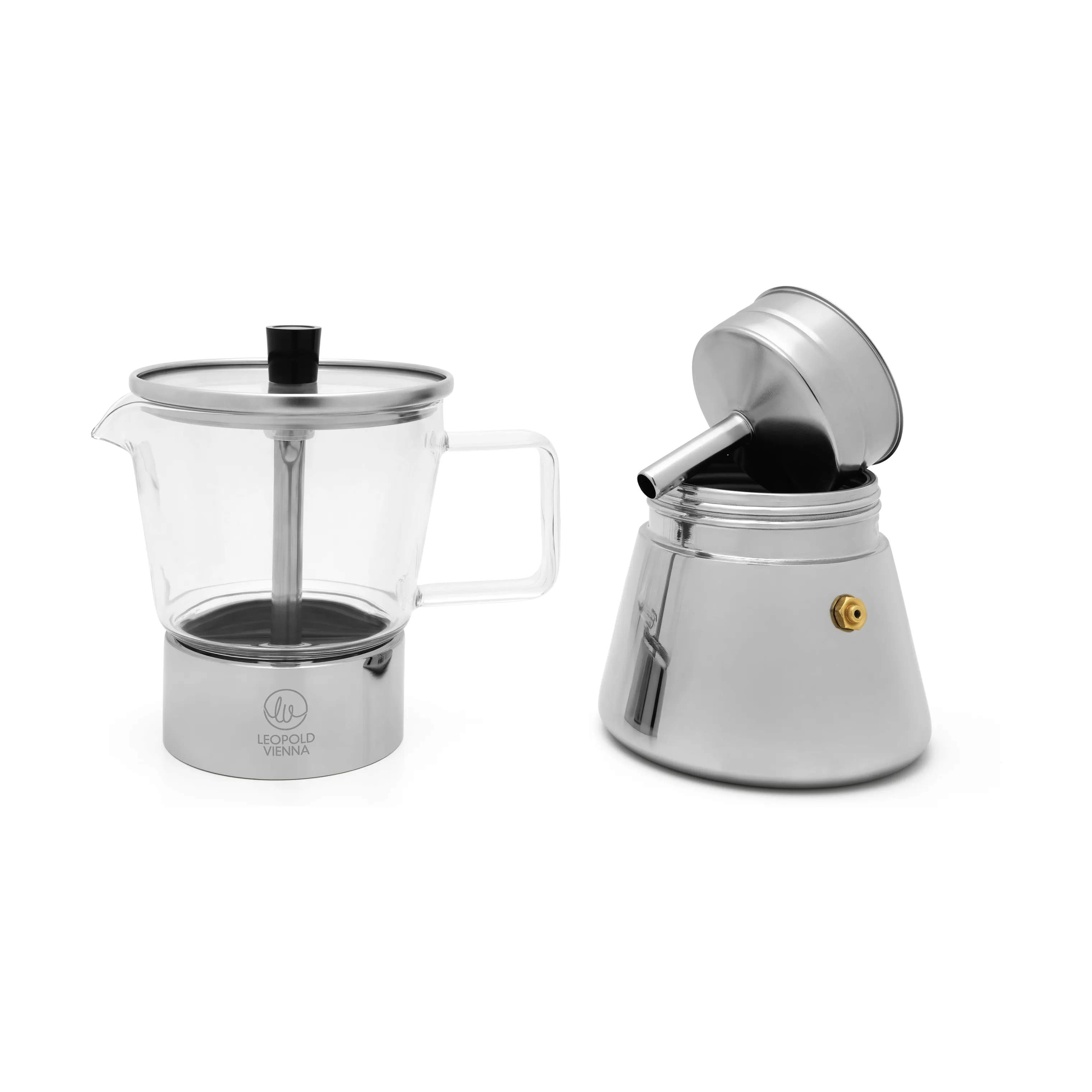 Leopold Vienna Espressokander Espressokande i Sølvfarvet, 4
