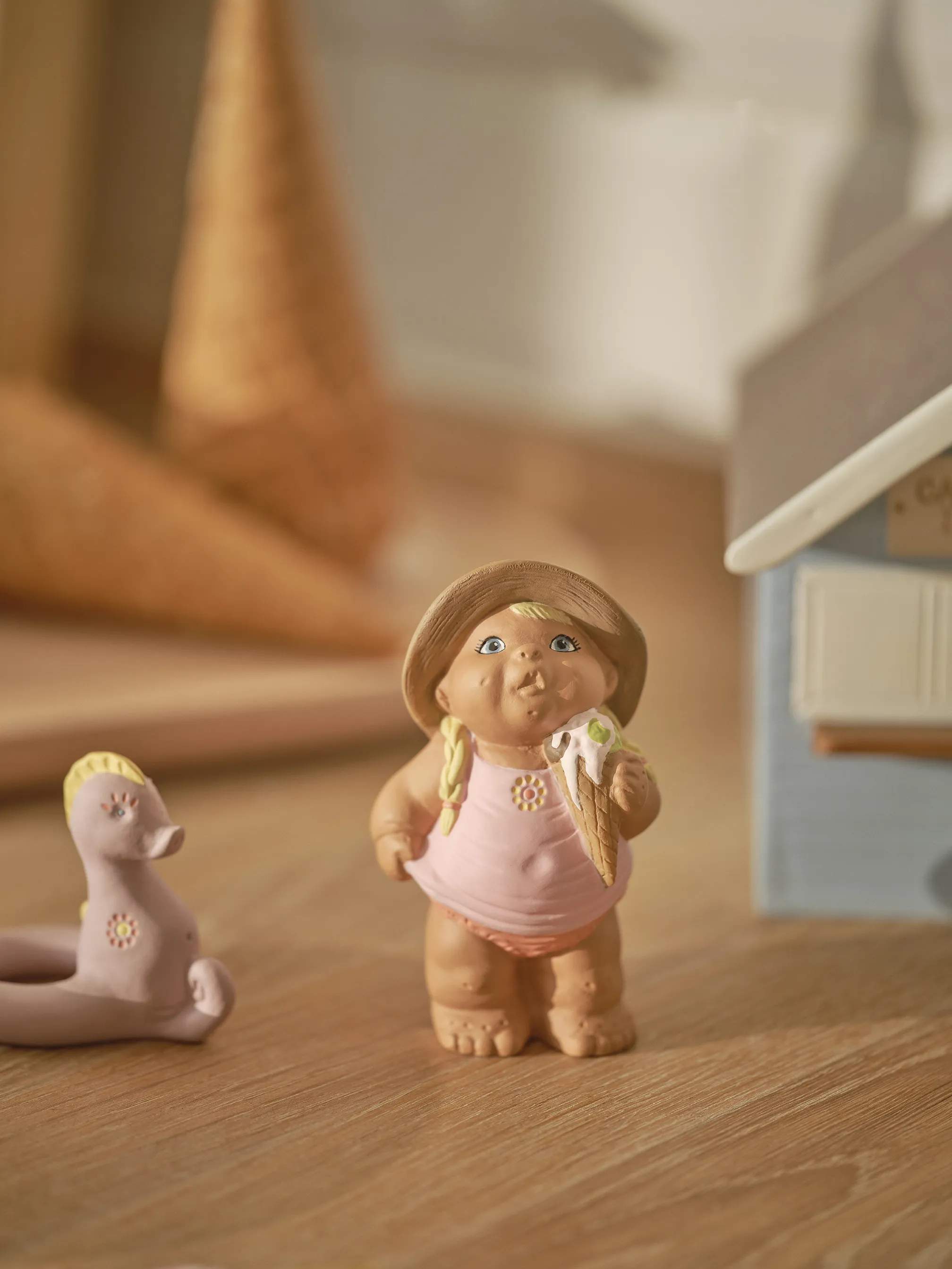 Klarborg Øvrige figurer Dansk Sommer Badebarn - Castanie i Lyserød, 3
