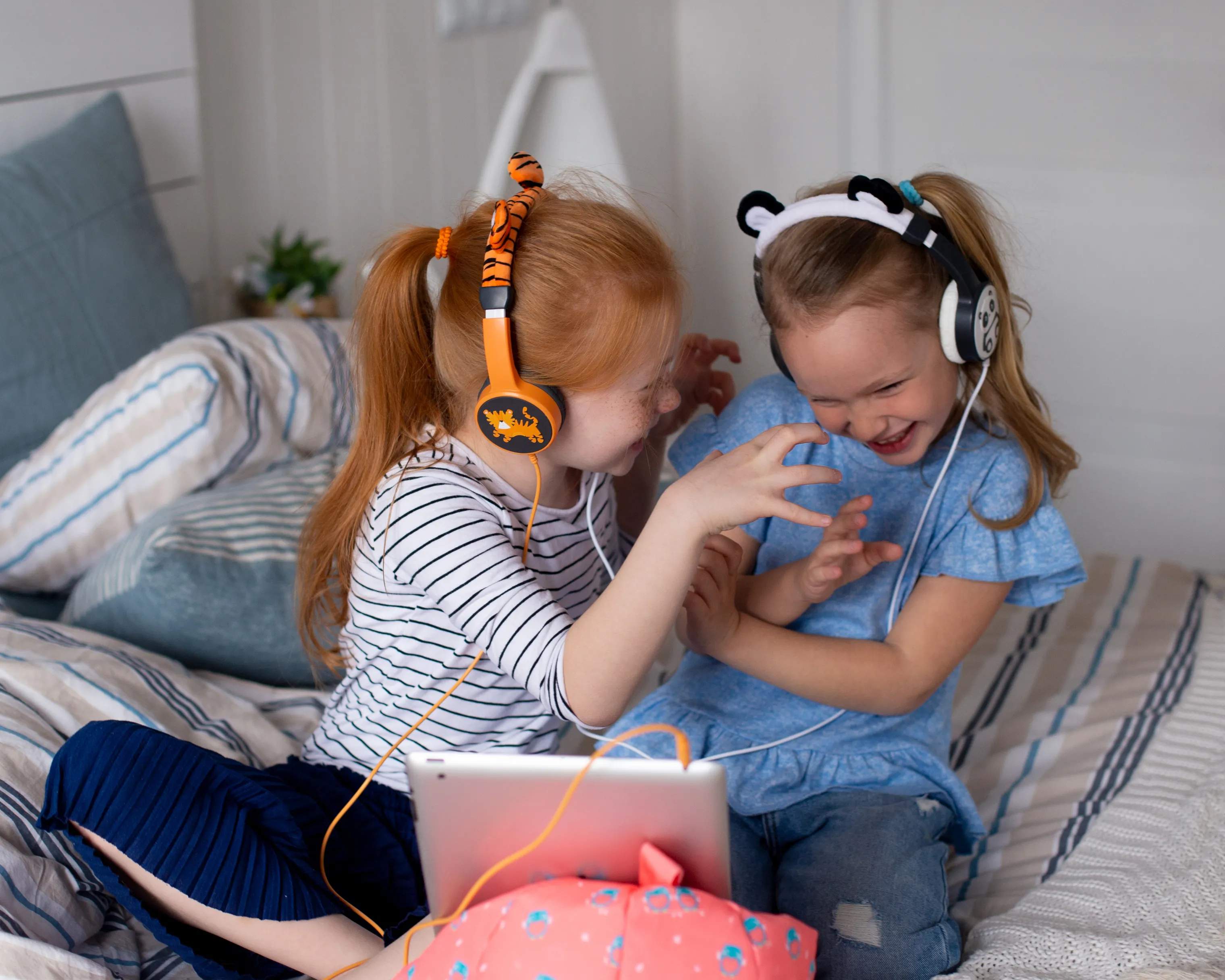 Planet Buddies Hovedtelefoner Hovedtelefoner i Tiger plys, 2