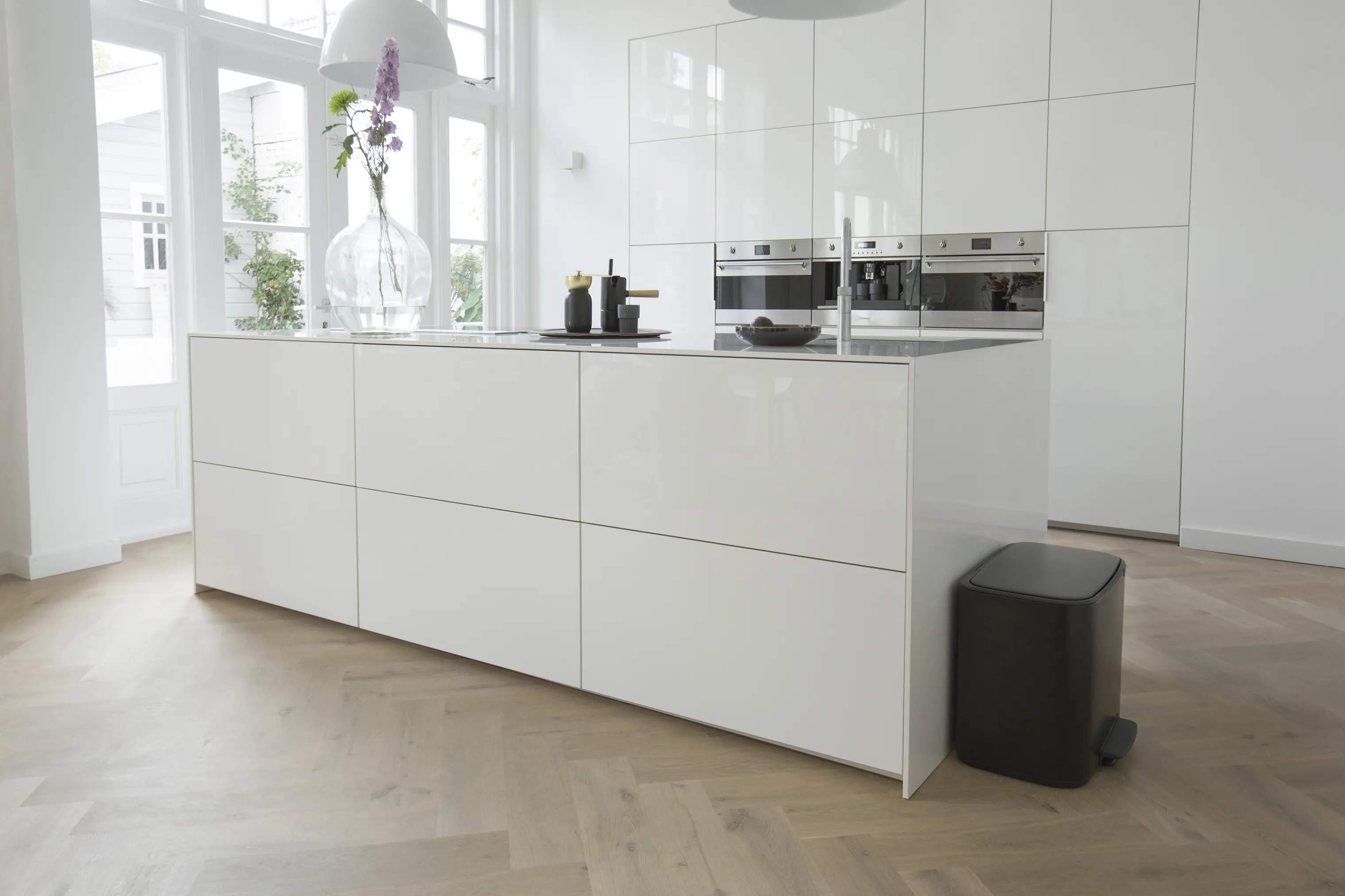 Brabantia Toiletspande BO Pedalspand i Mat sort, 34 L, 2