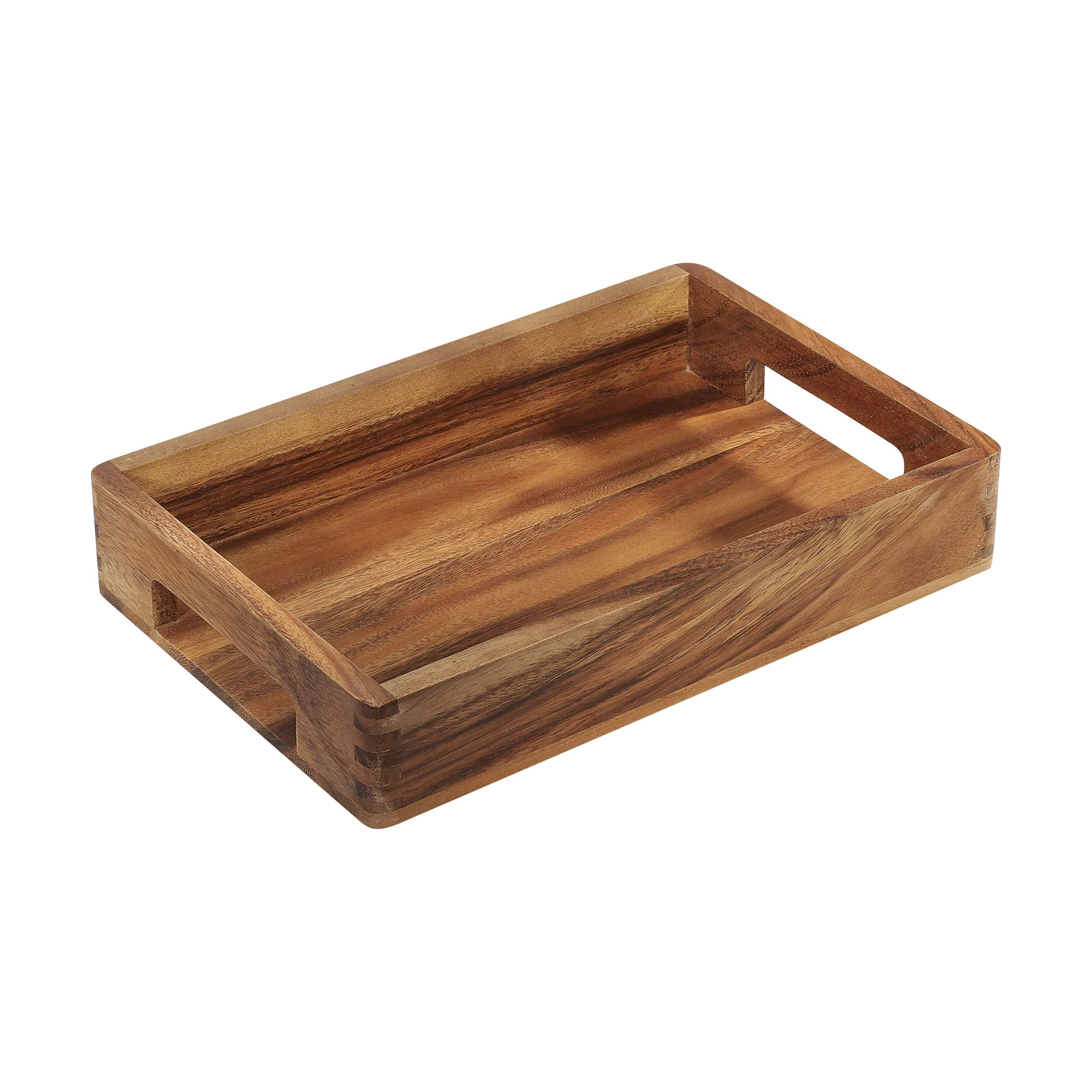 Serveringsbakke, brun, large