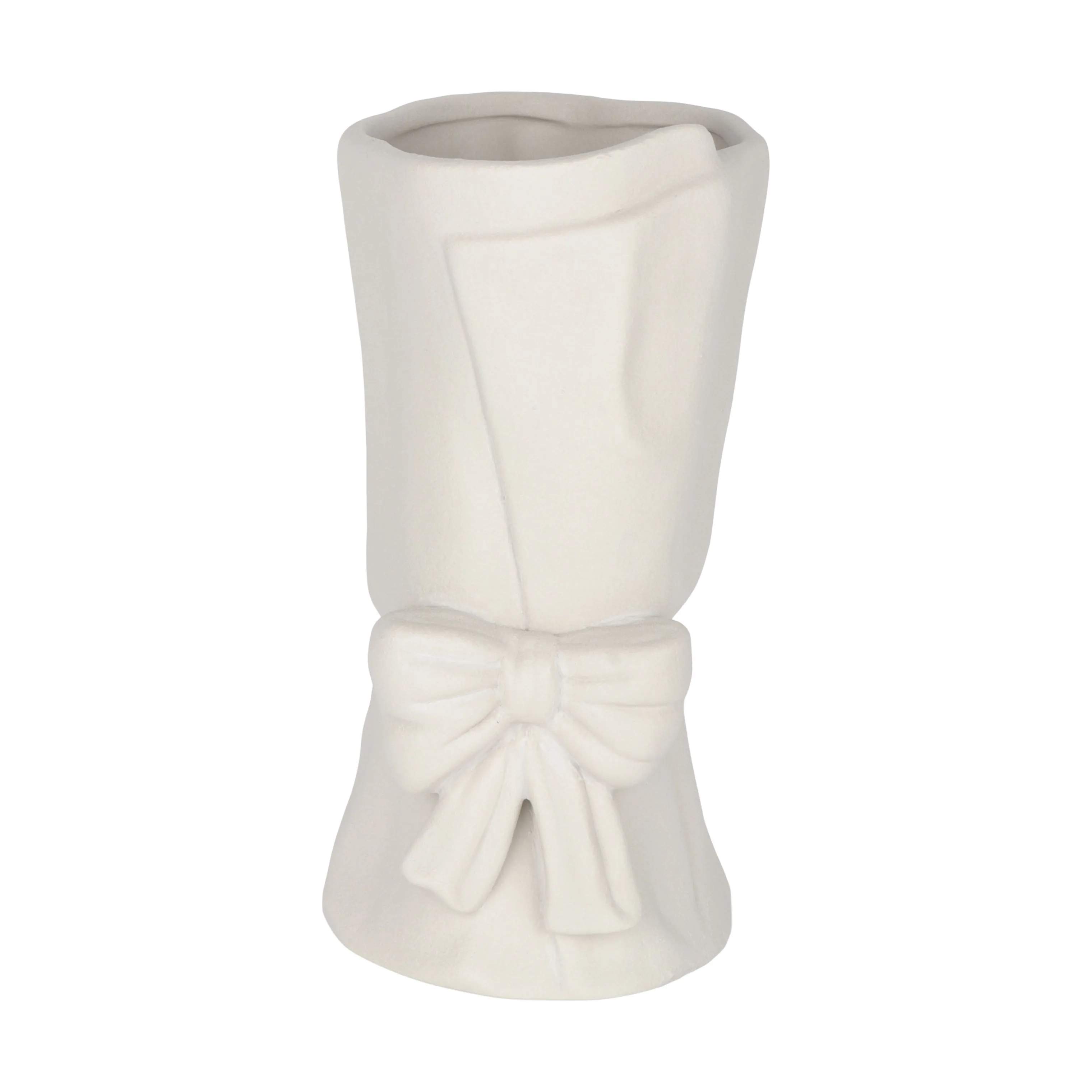 Vase, varm grå, large