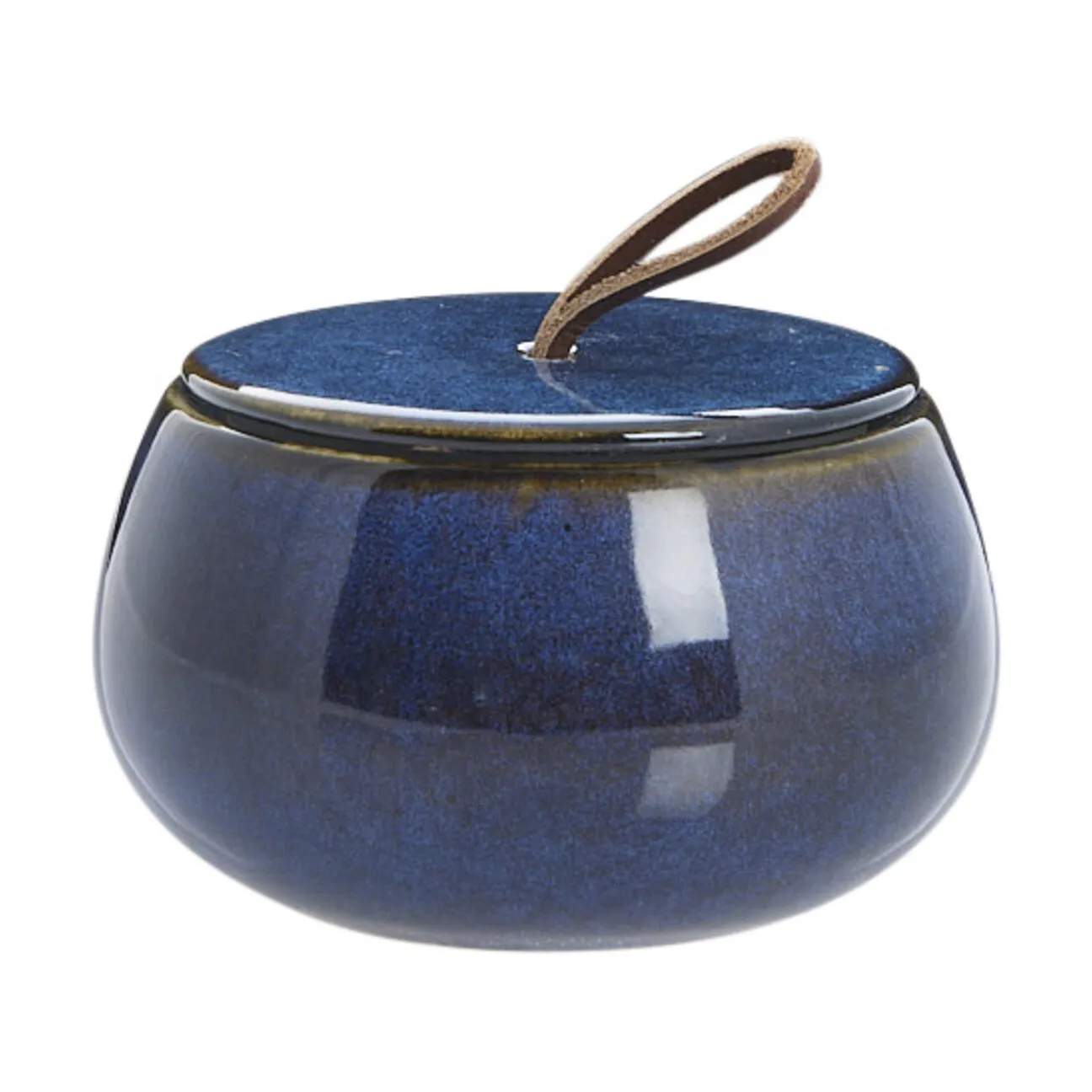 Lene Bjerre Krukker med låg Amera Krukke i Blå/brun, 1