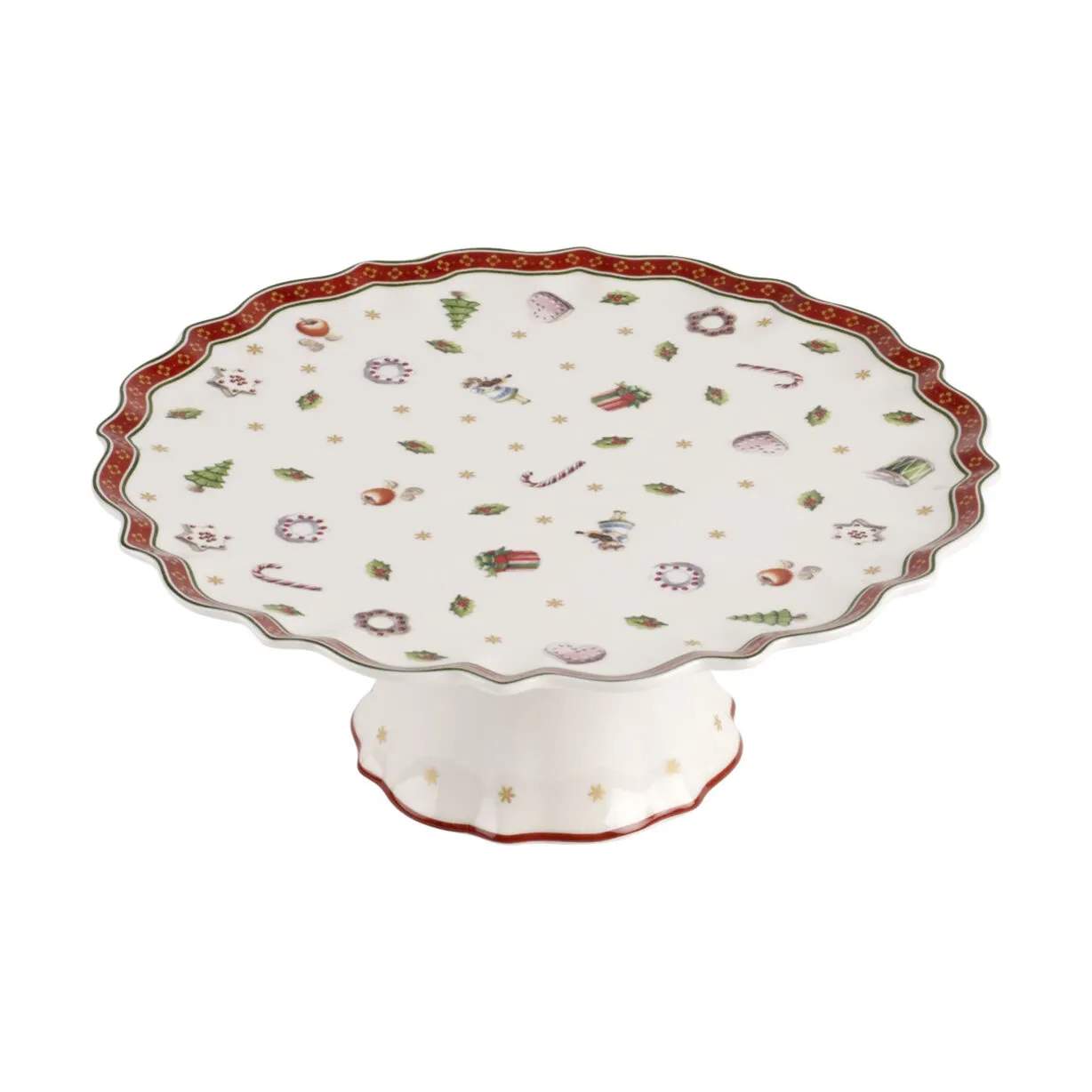 Villeroy & Boch Serveringsfade Toy's Delight Toy´s Delight Kagefad i Hvid, 1