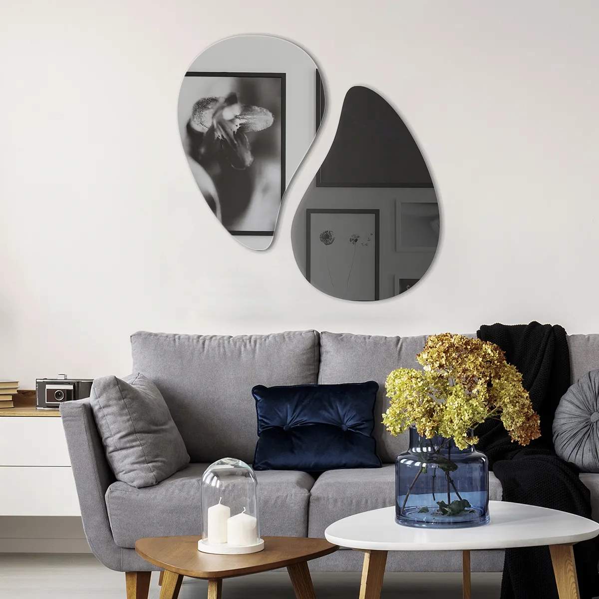 Incado Spejle Asymmetrisk Spejl i 80 cm, 2