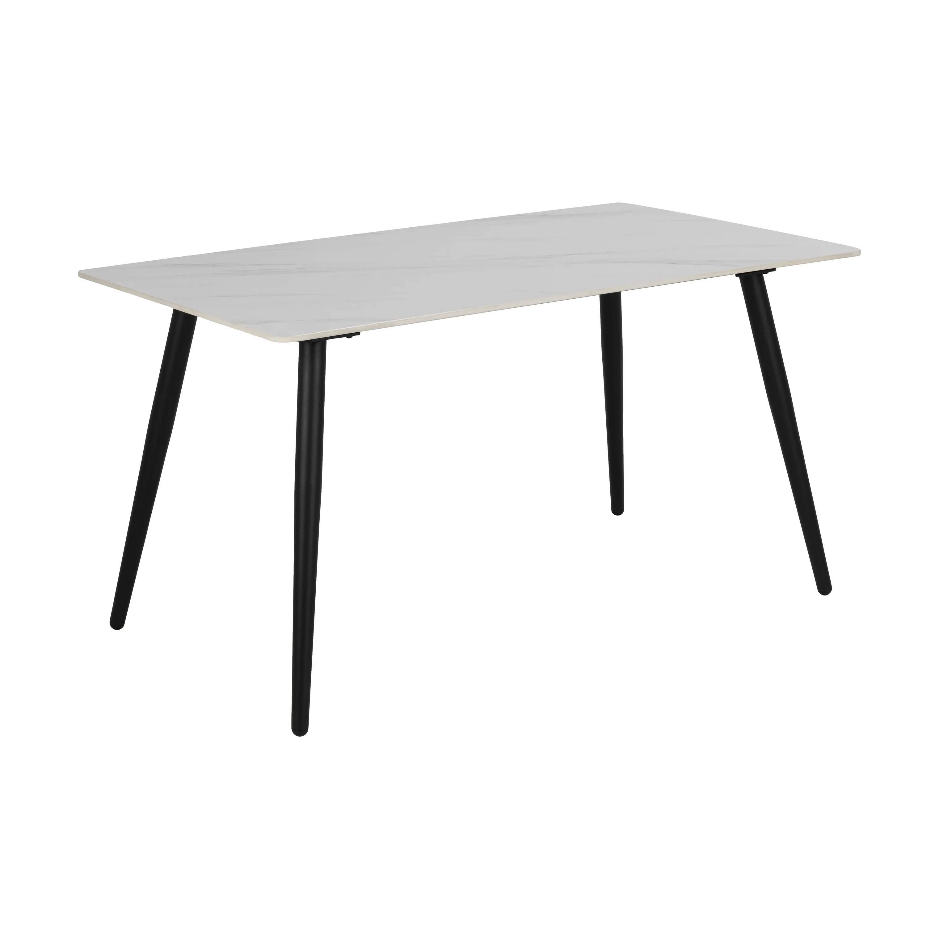 CASA Living Spiseborde Wicklow Spisebord i White Unico/sort, 3