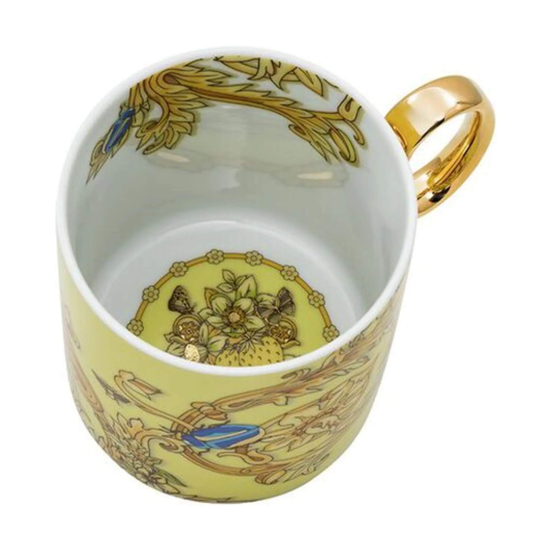 Versace Krus og kopper med hank Le Jardin Krus i Yellow, 4
