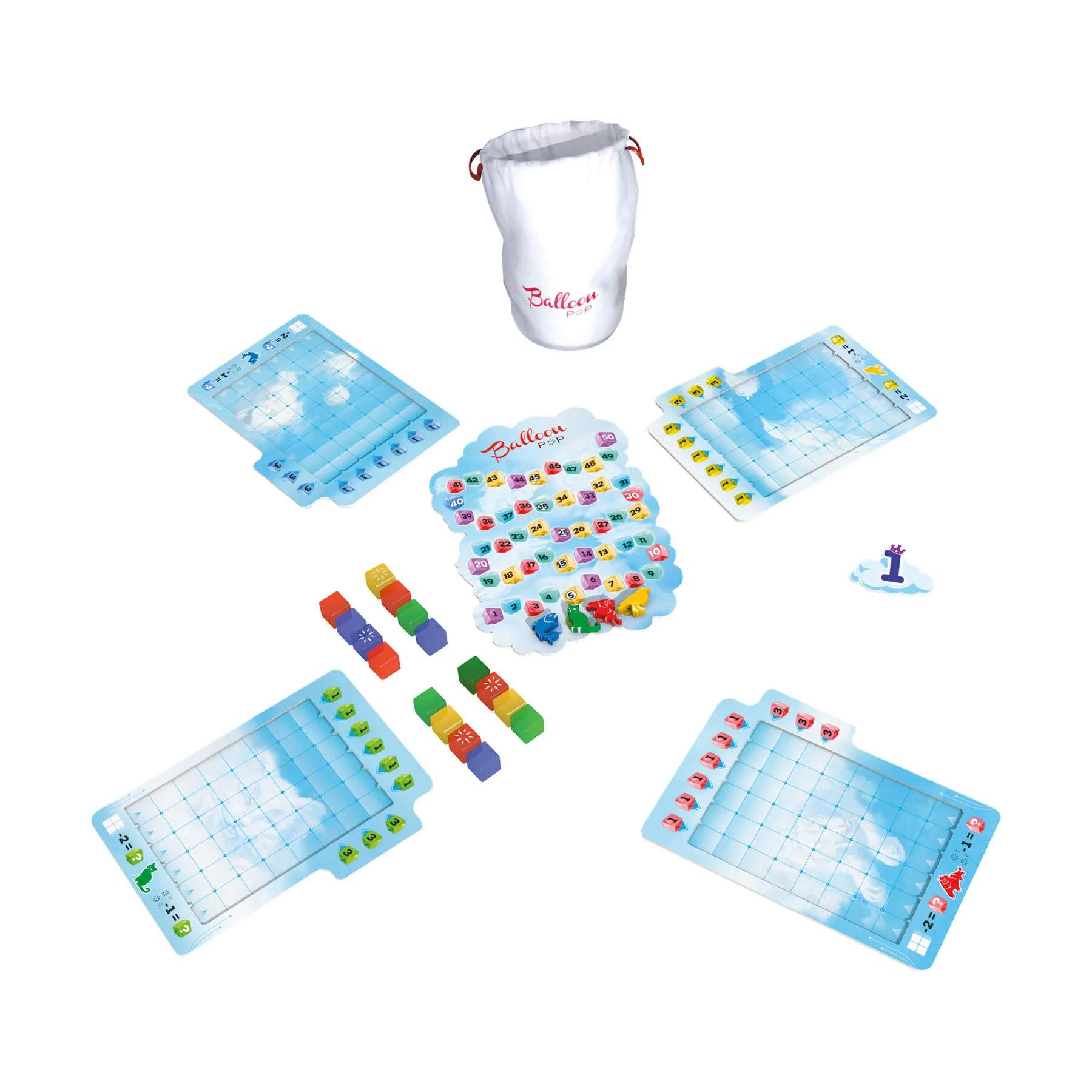 Spilbræt Spil Brætspil - Balloon Pop i Multifarvet, 4