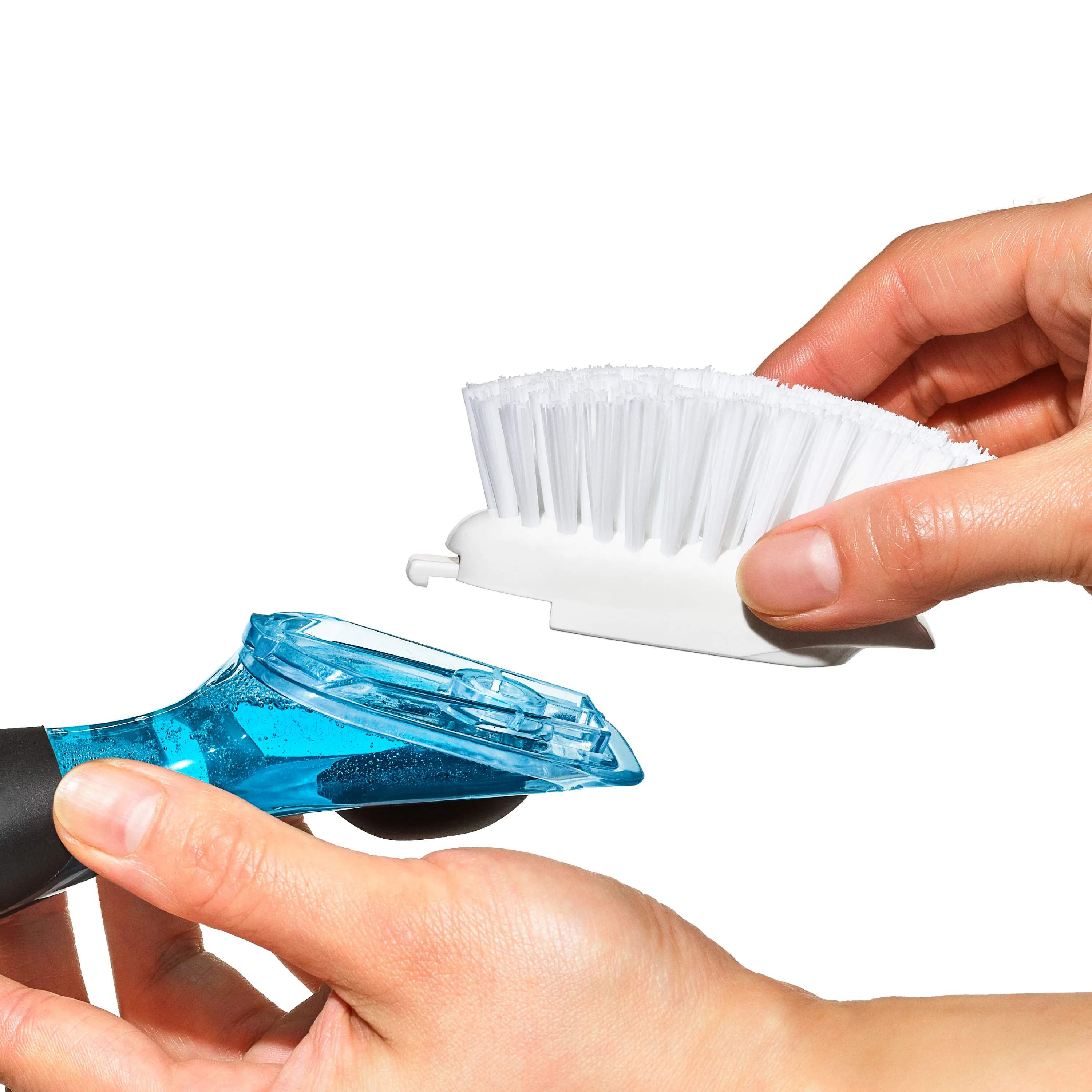 OXO Opvaskebørster Good Grips Opvaskebørste i Sort/transparent/hvid, 3