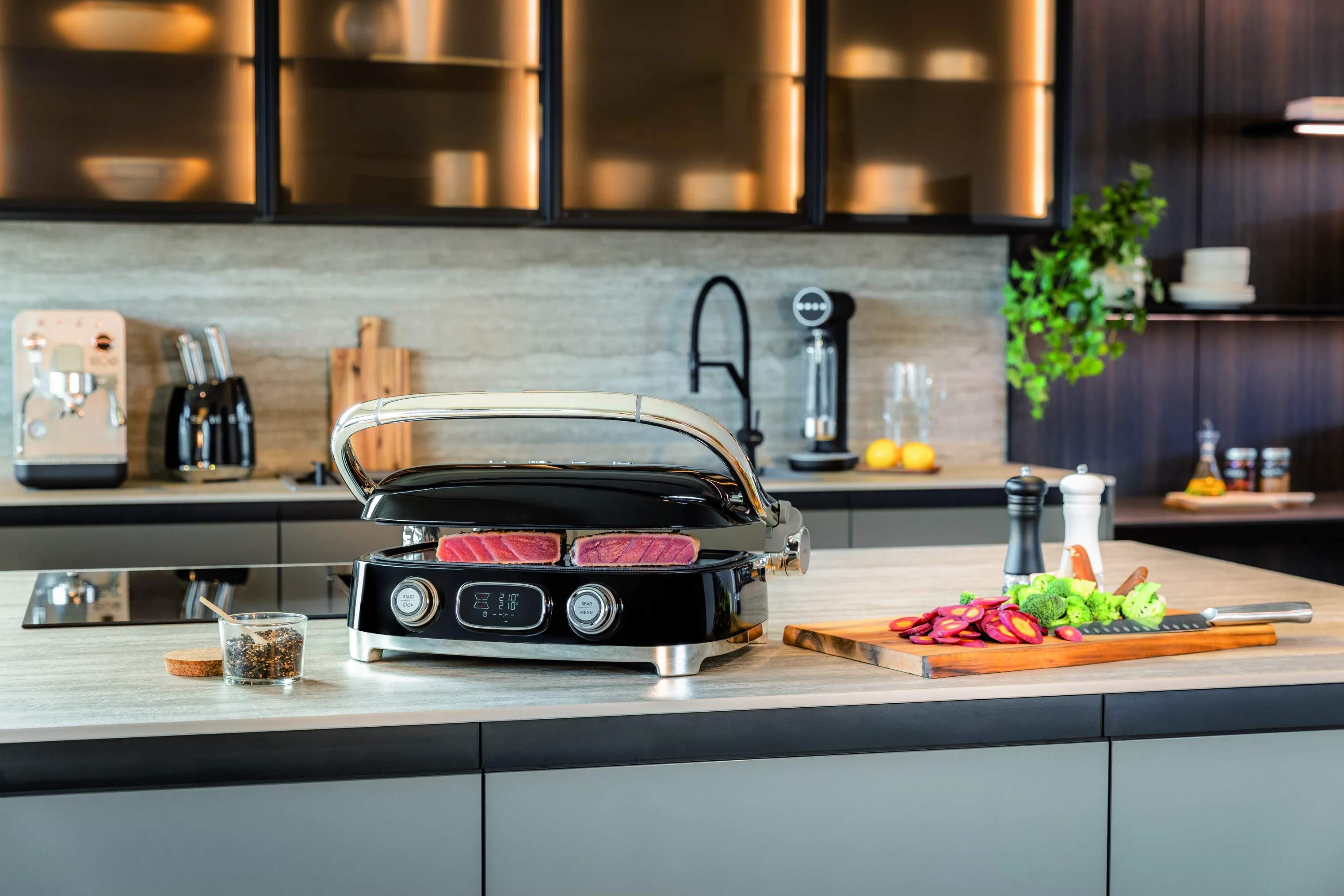Smeg Toastere 50's style Multigrill i Sort, 2