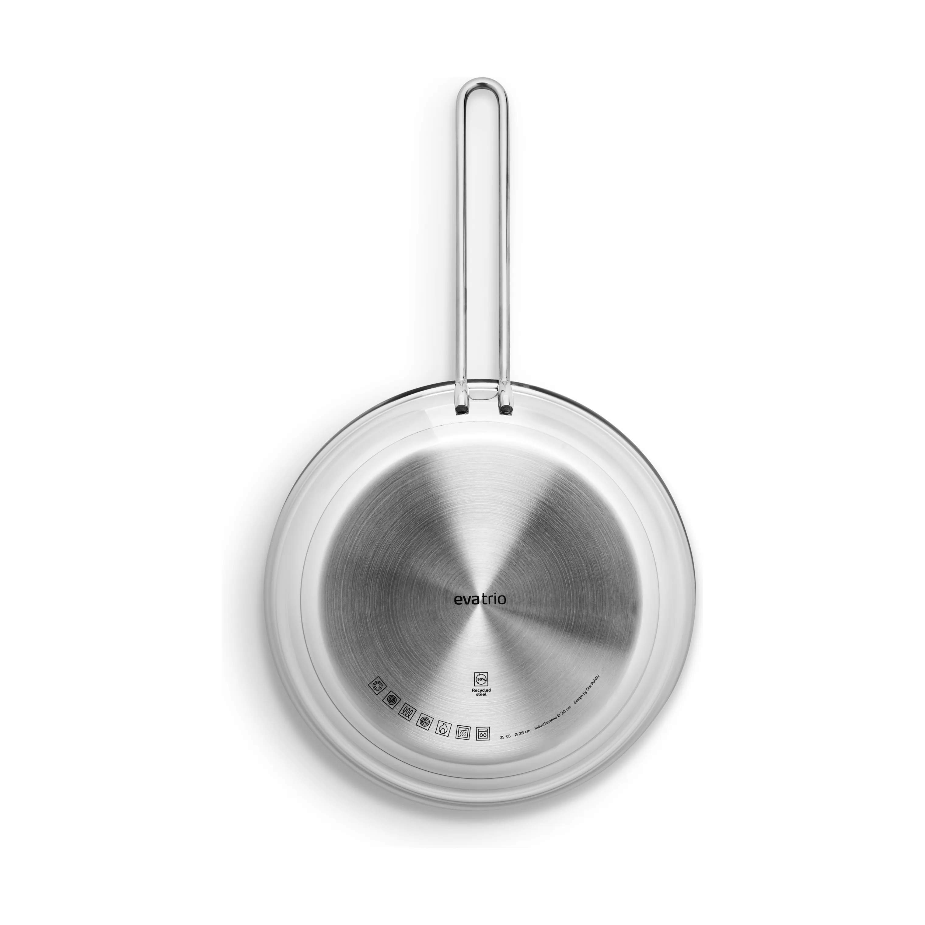 Eva Trio Stegepander Stainless Steel Rec. Stainless Steel Stegepande i 28 cm, 4