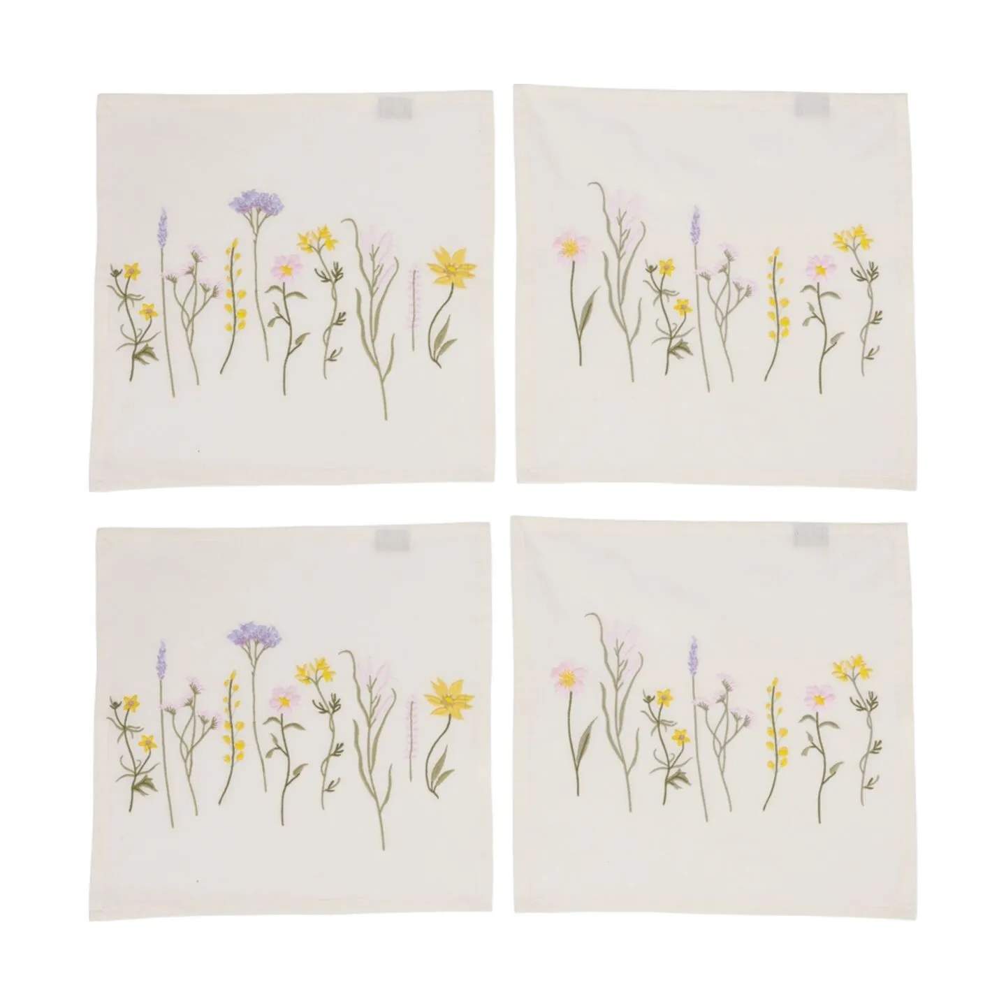 Speedtsberg Stofservietter Stofserviet - 4 stk. i White/mix, 1