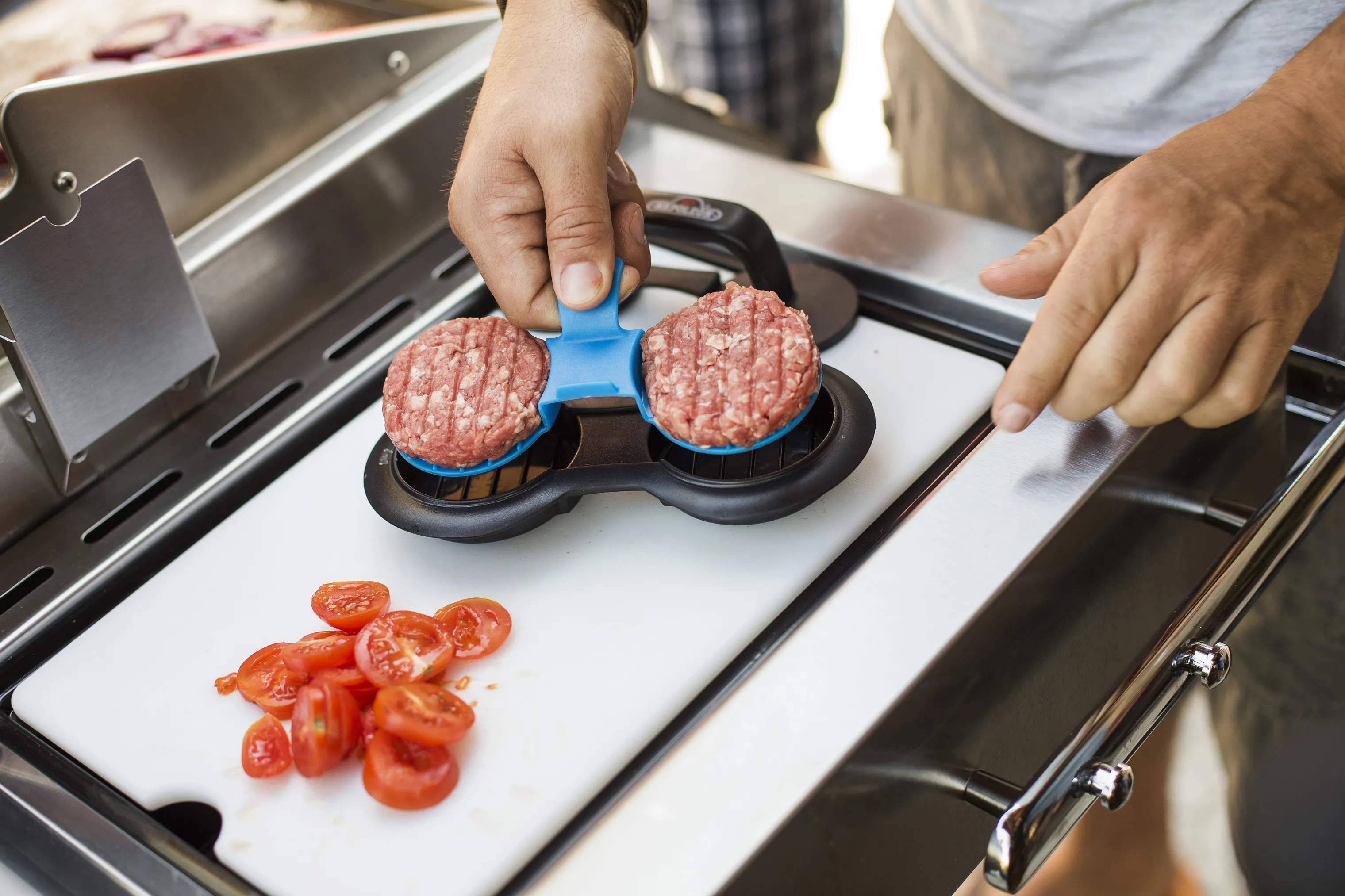 Napoleon Øvrigt køkkengrej Burgerpresser Kit i Sort/blå, 3