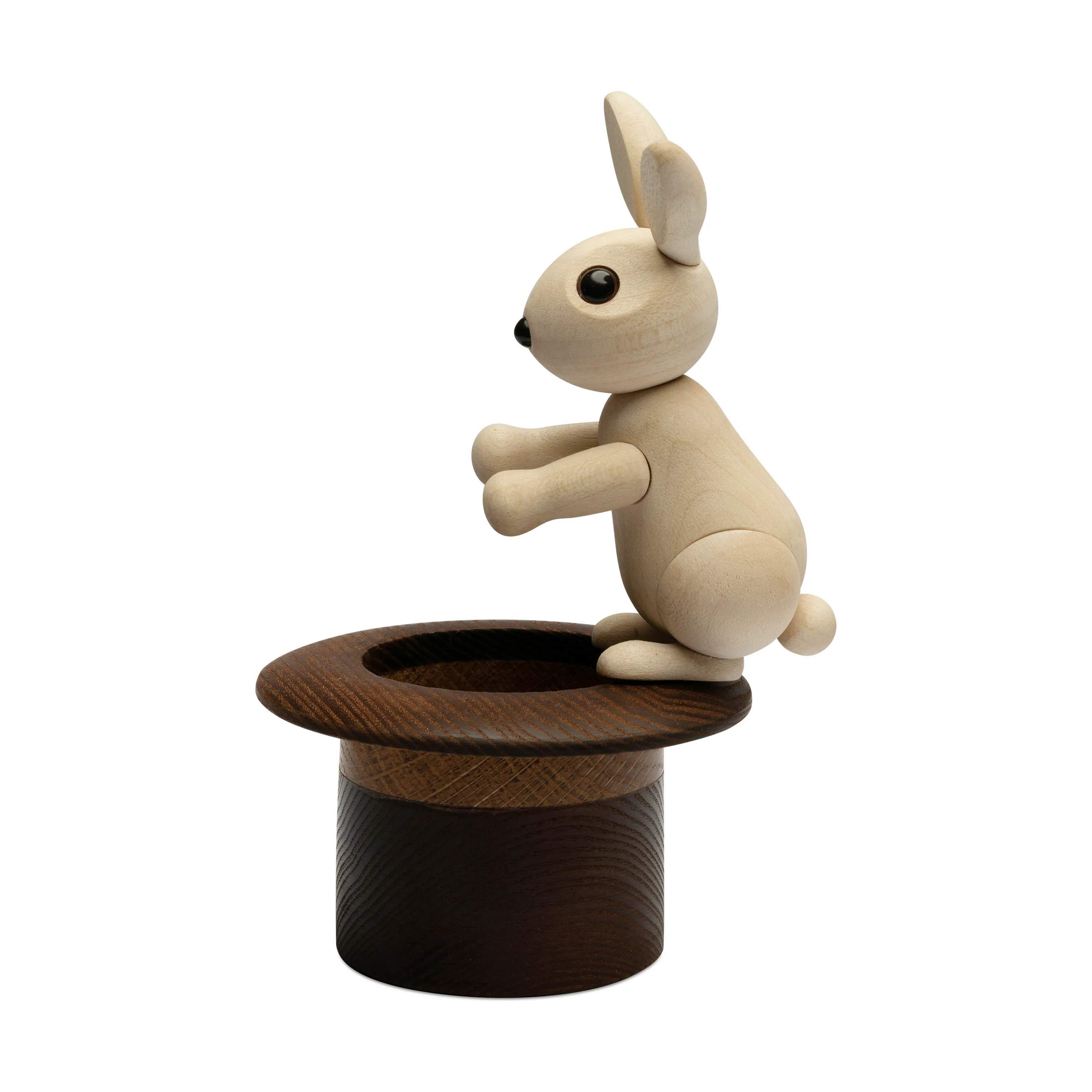 Spring Copenhagen Dyrefigurer Den Magiske Hat m. kanin i Natural, 4