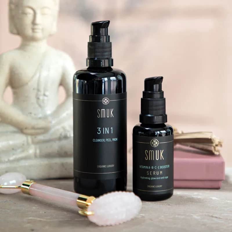 SMUK skincare Ansigtspleje Faceroller m. struktur i Lyserød med struktur, 2