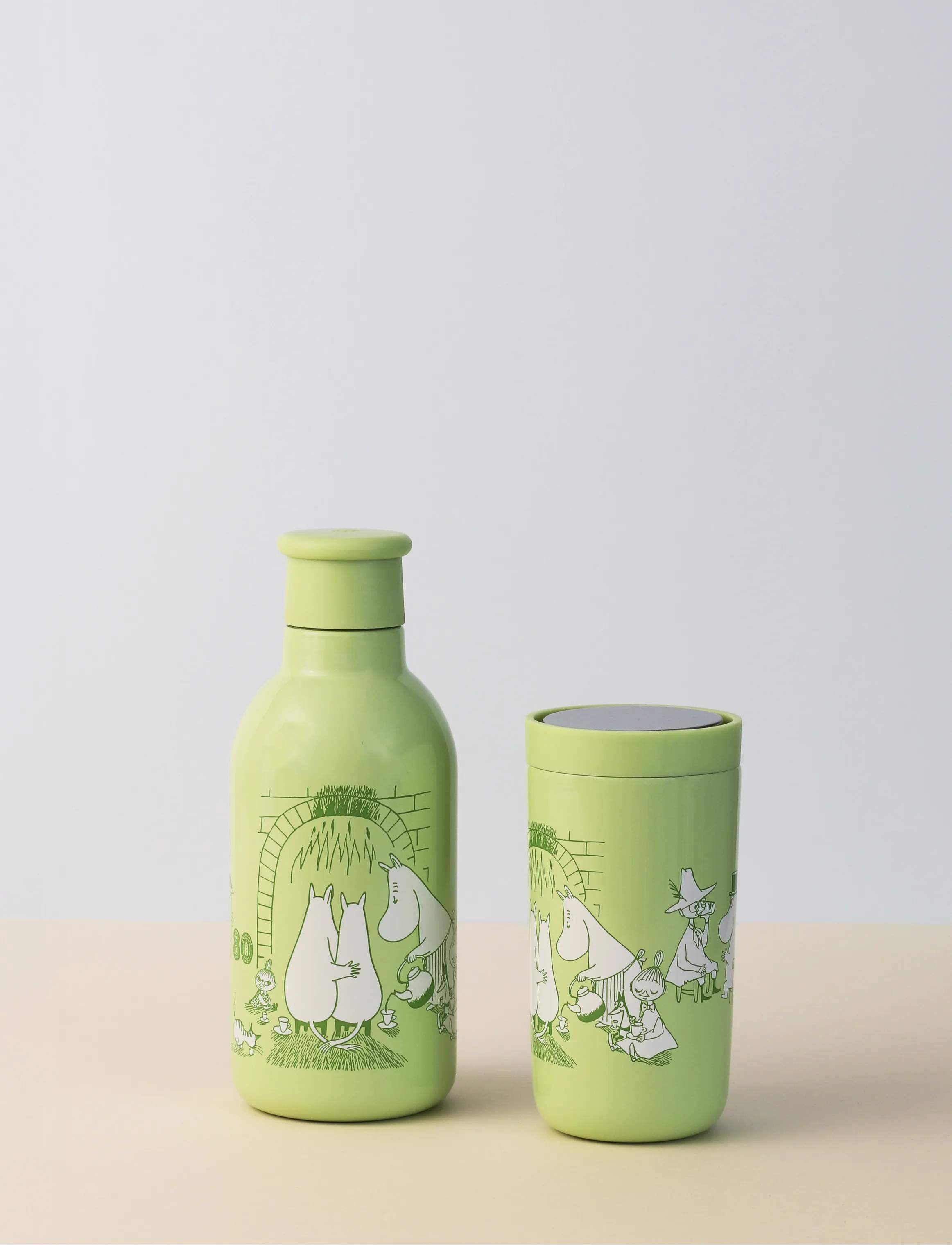 Stelton To go kopper Drink-It To-Go Click Termokop i Moomin Home, 20 cl, 2