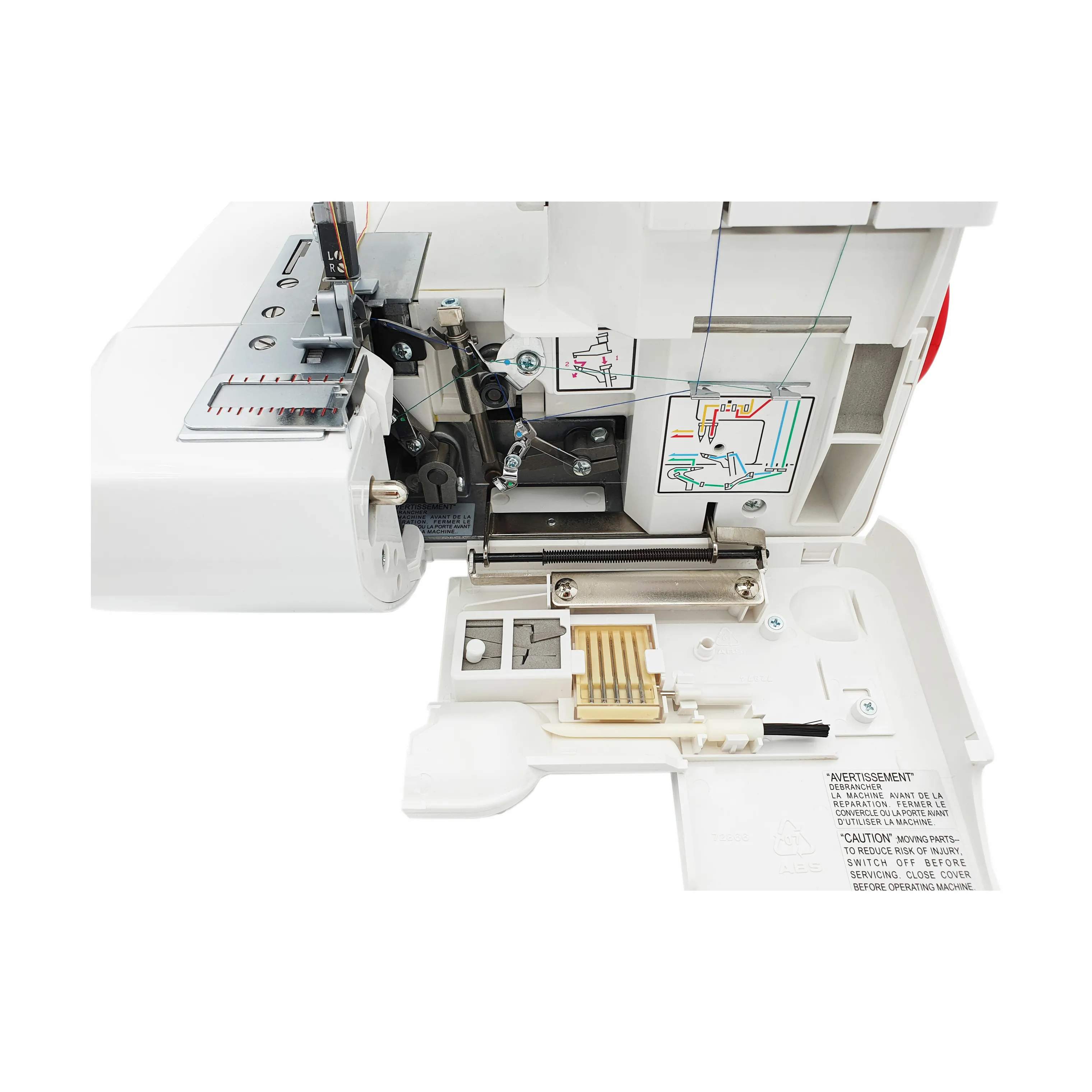 VERITAS Symaskiner Simone Overlock i Hvid, 4