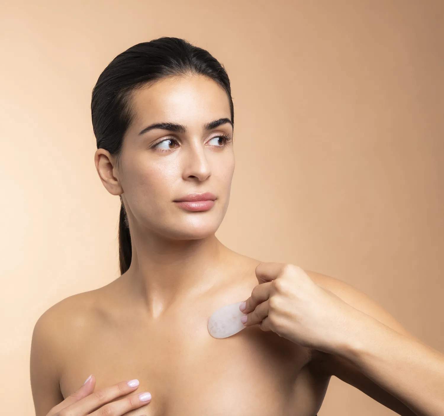 SMUK skincare Ansigtspleje Gua Sha i Hvid, 3