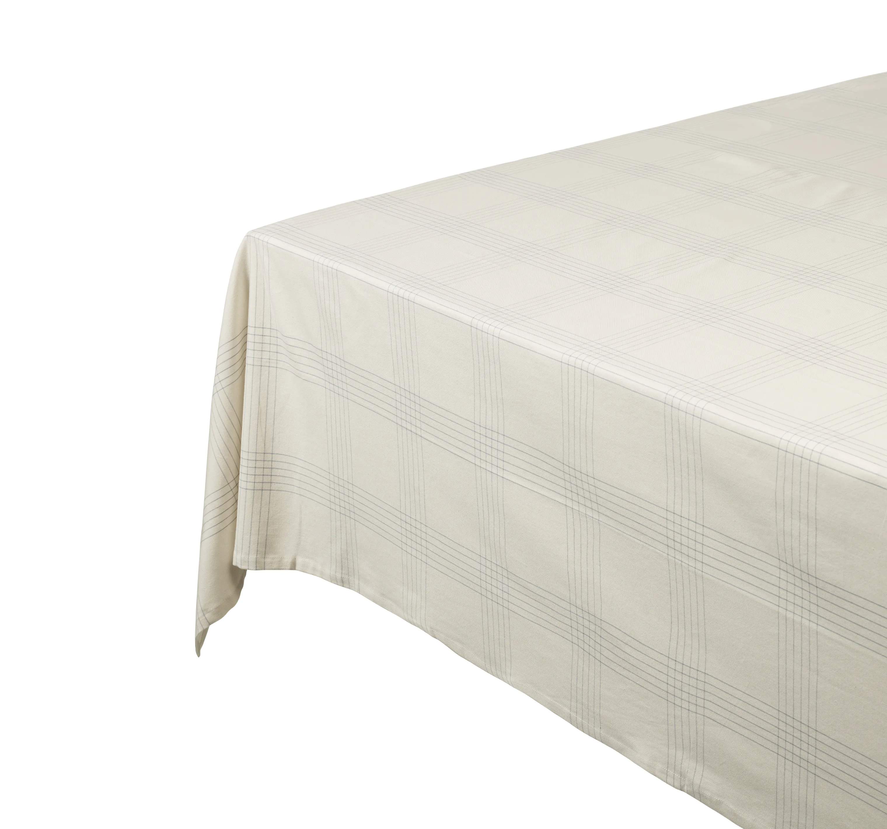 Broste Copenhagen Duge Alice Dug i Dusty Blue/Natural, 200 cm, 4