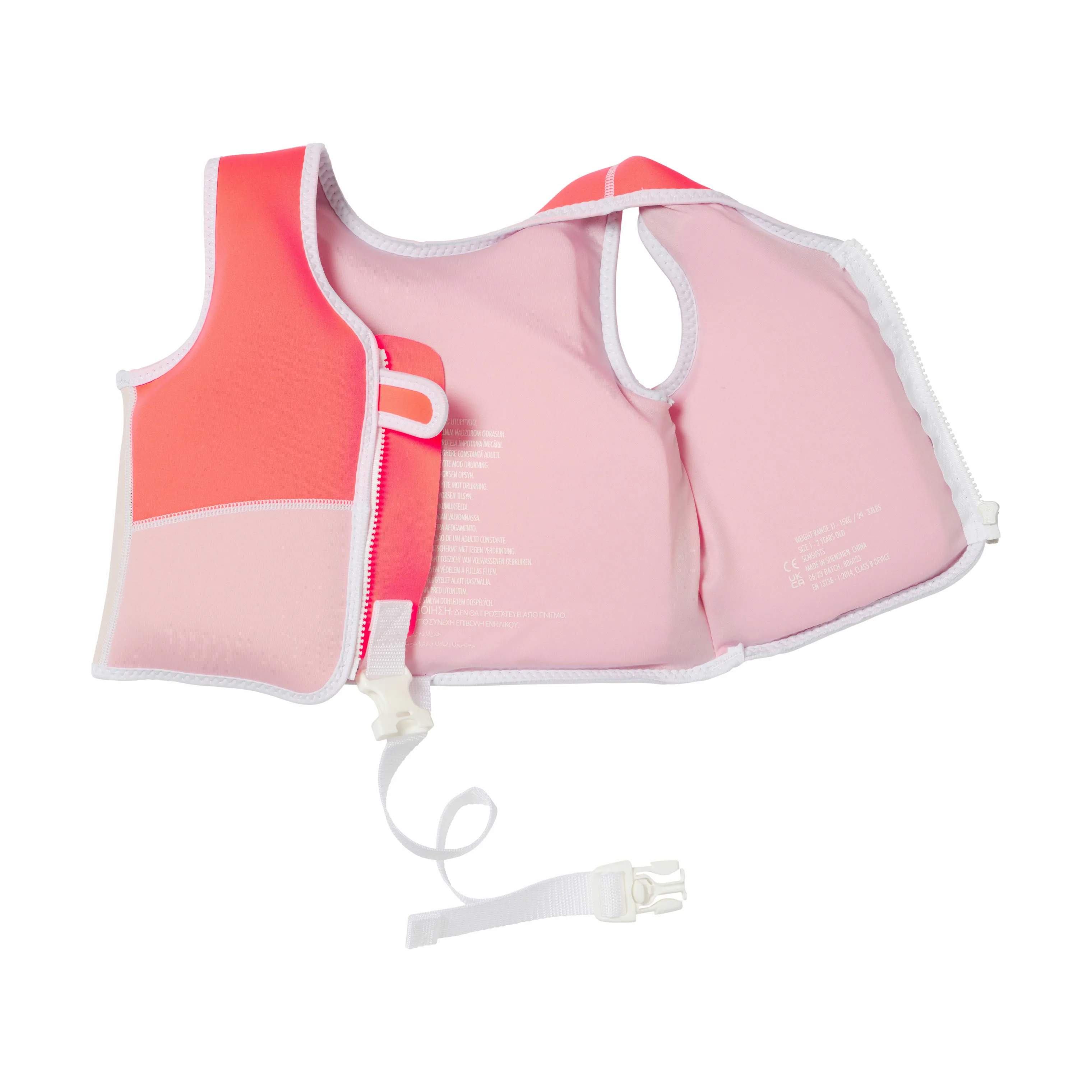 Sunnylife Badeudstyr Svømmevest - Melody Mermaid i Lyserød, 1-2 år, 5