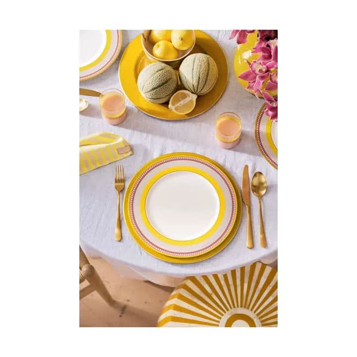 PIP Studio Frokosttallerkener Pip Chique Tallerken i Gul, 3