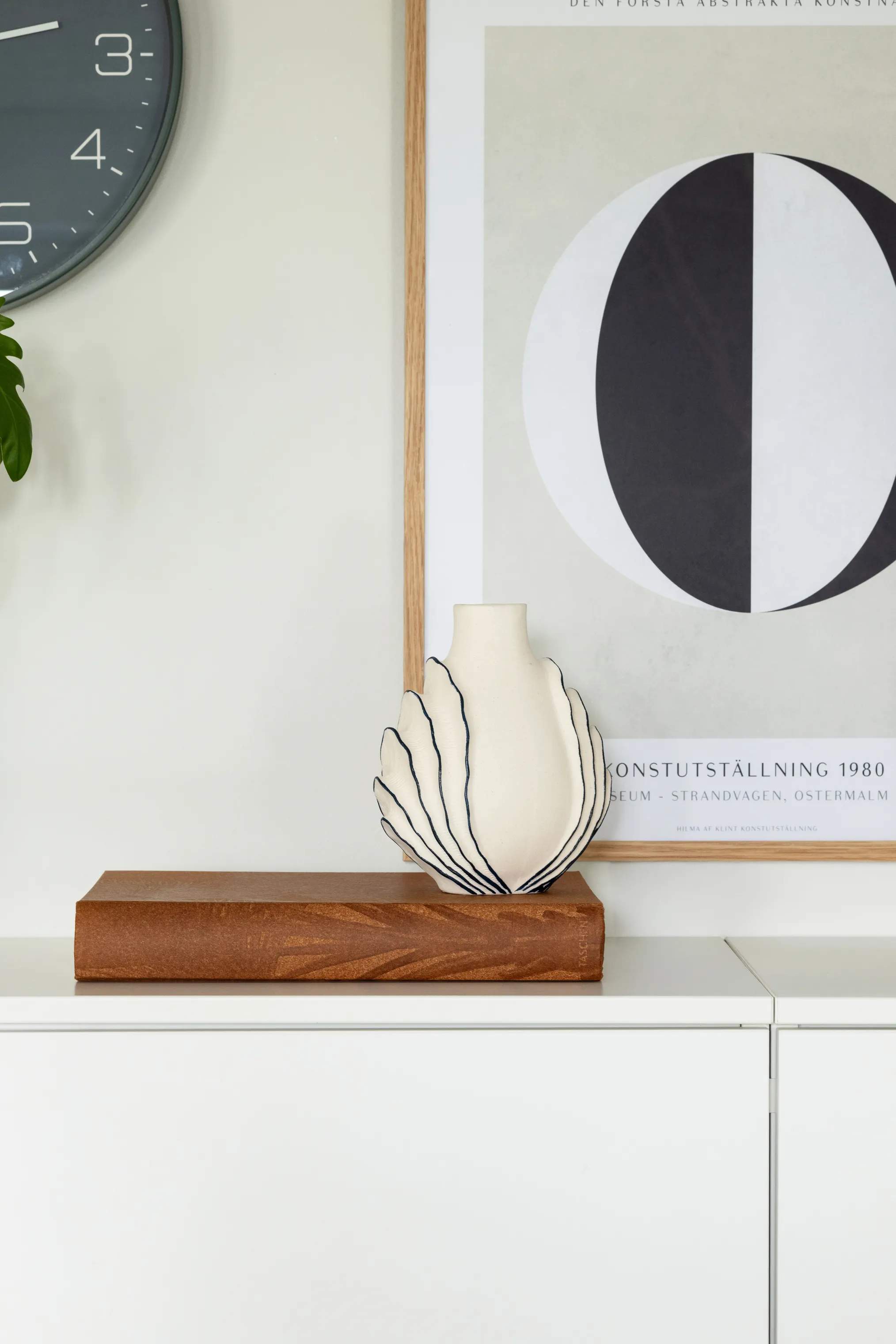 CASA Living Vaser Vase i Hvid/mørkeblå, 2
