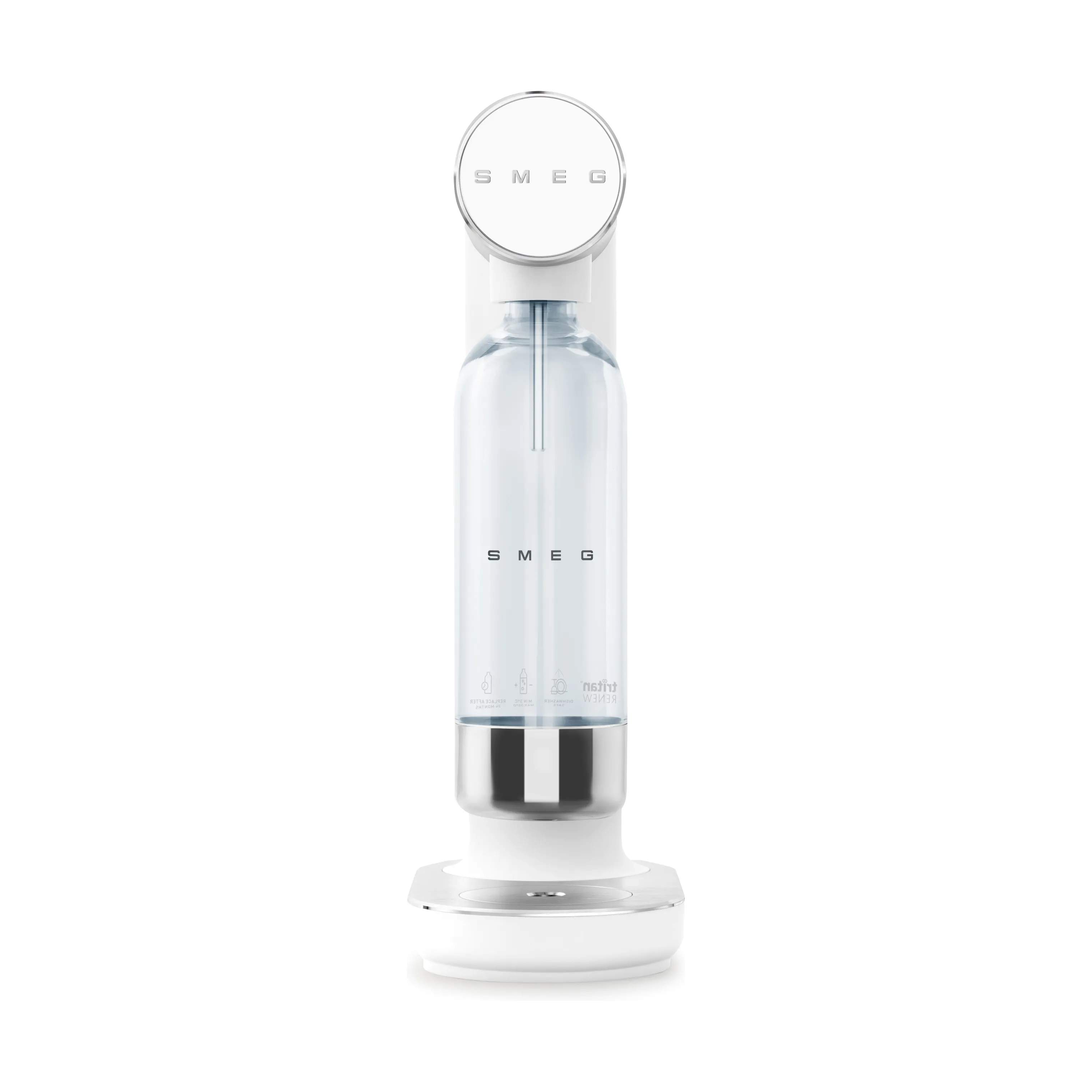 Smeg Sodavandsmaskiner Collezione Kulsyremaskine i Mat hvid, 3