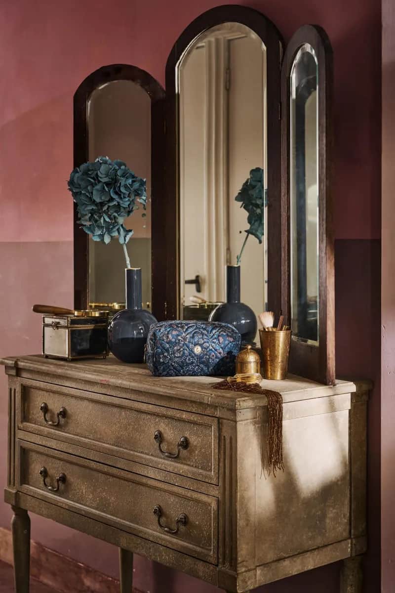 PIP Studio Toilettasker Coco Kosmetiktaske i Blue bloom, 3