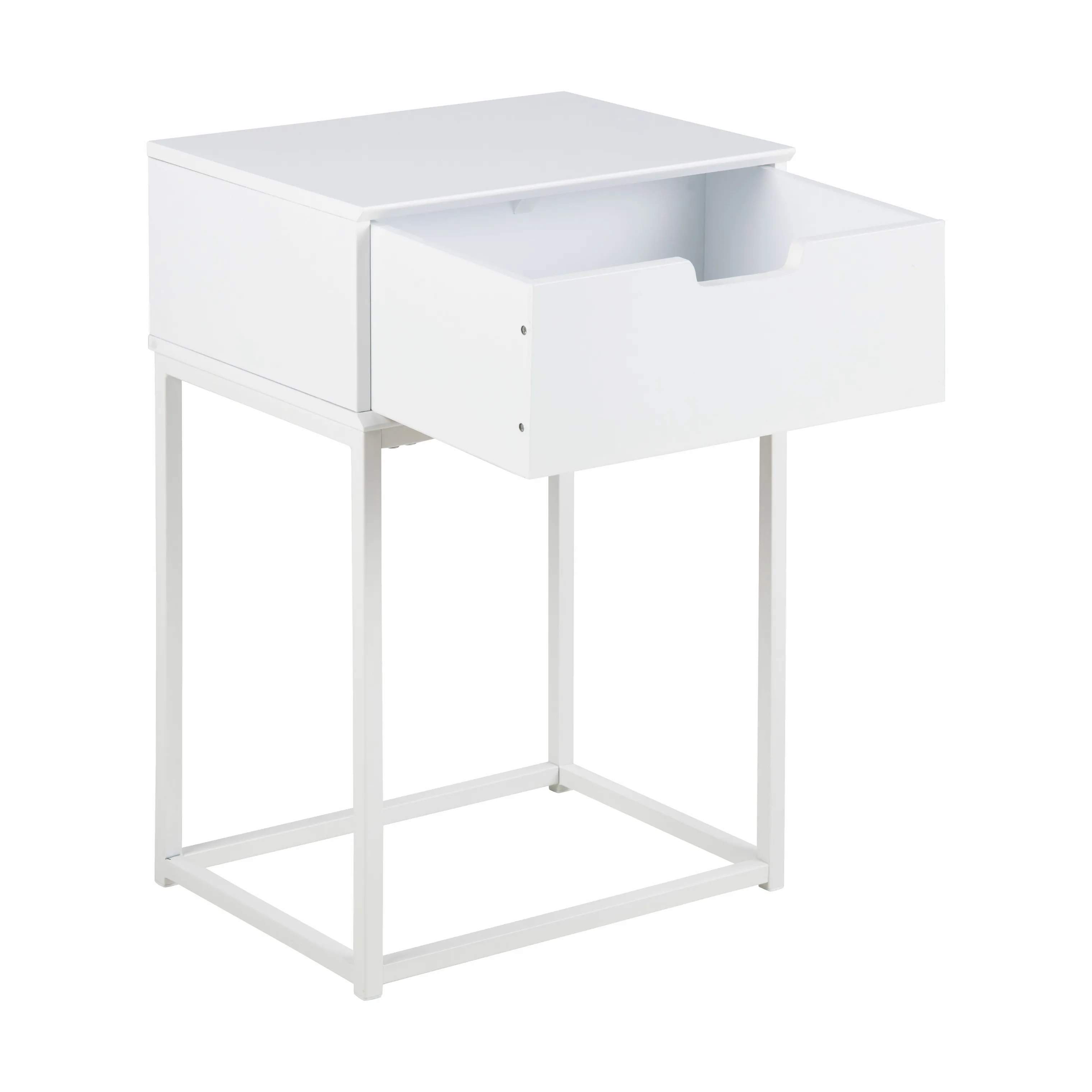 CASA Living Sengeborde Mitra Natbord i Hvid, 3