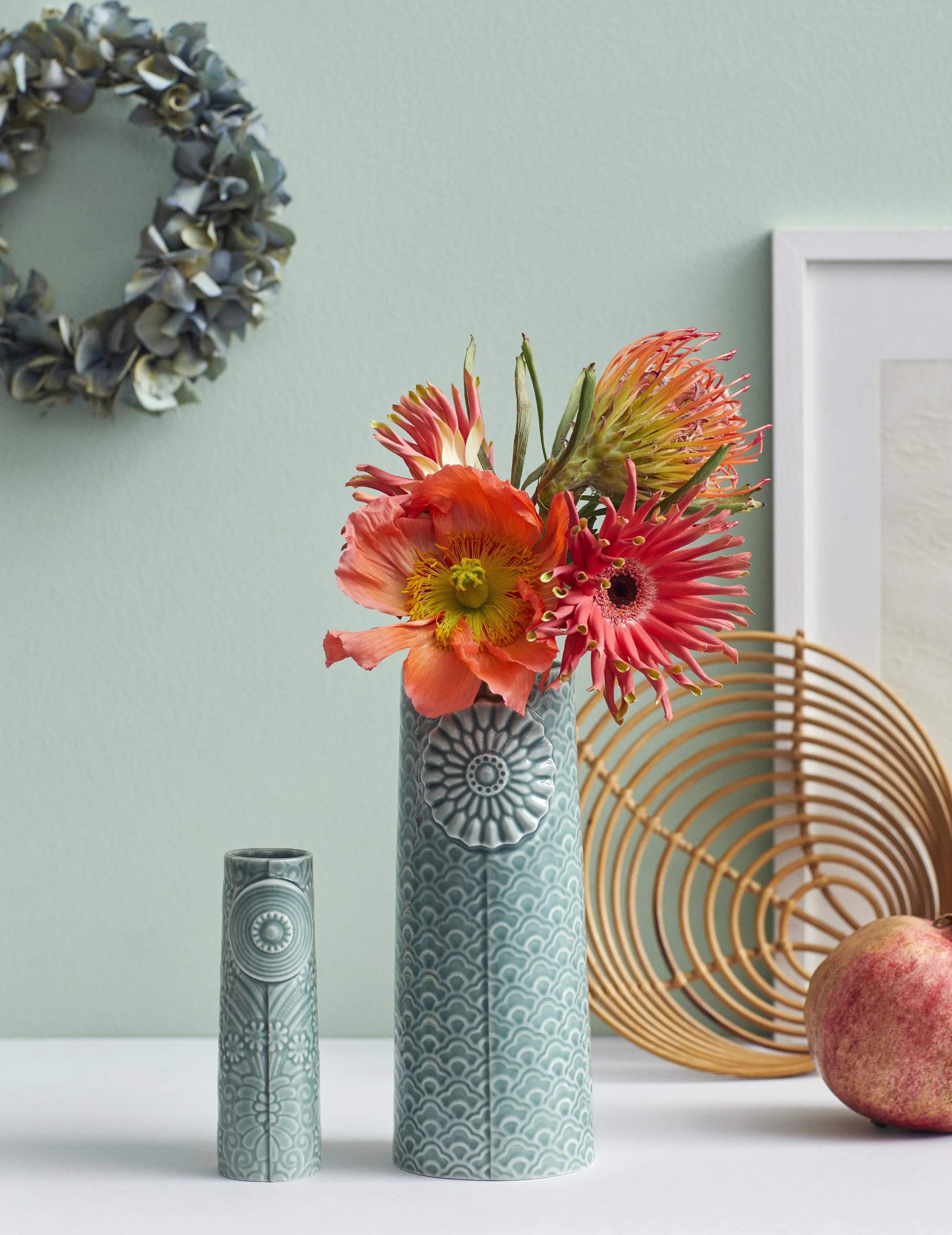 Dottir Vaser Pipanella Waves Vase i Peacock, 18,8 cm, 2