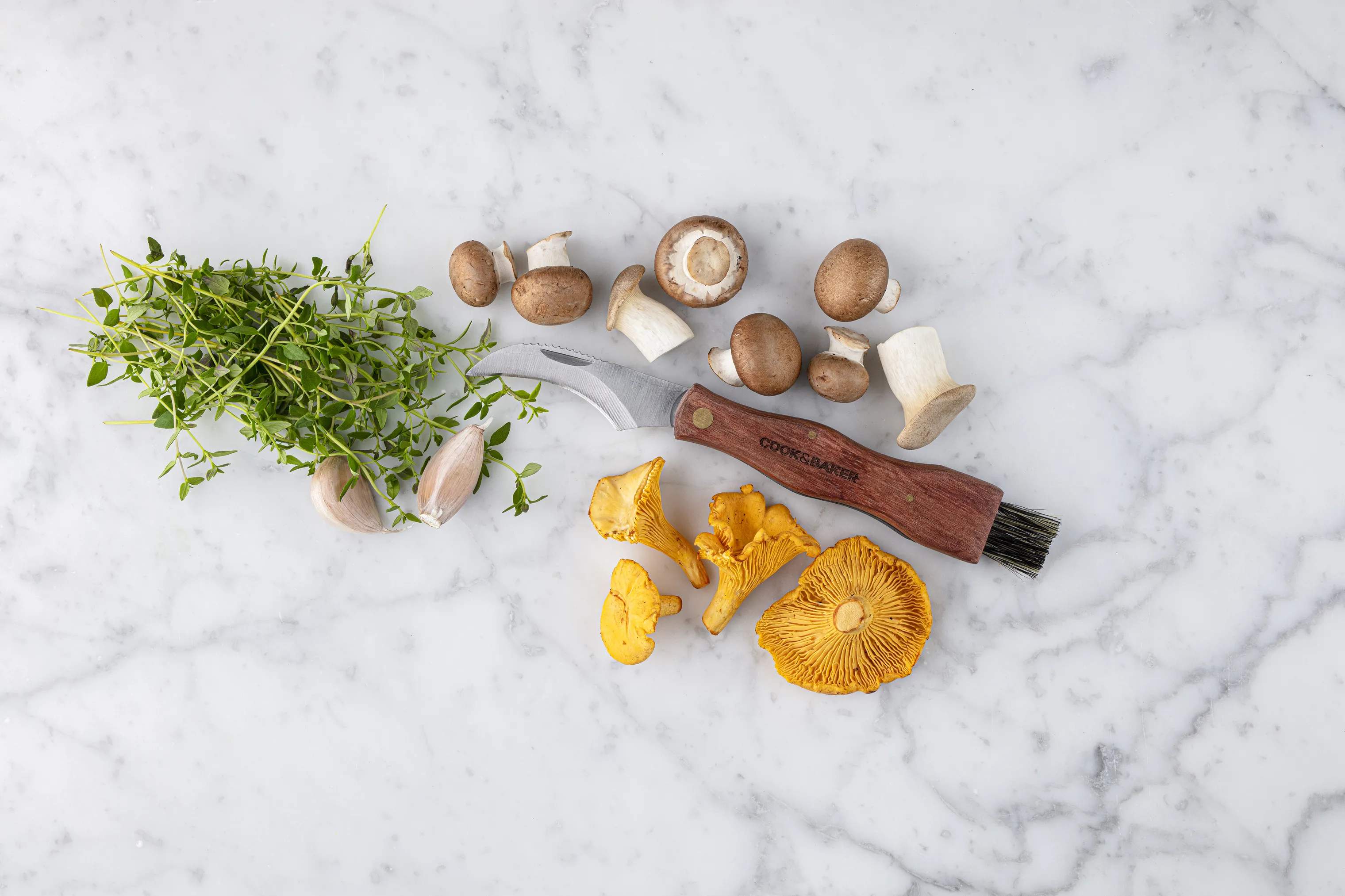Cook & Baker Urteknive Svampekniv i Brun, 2