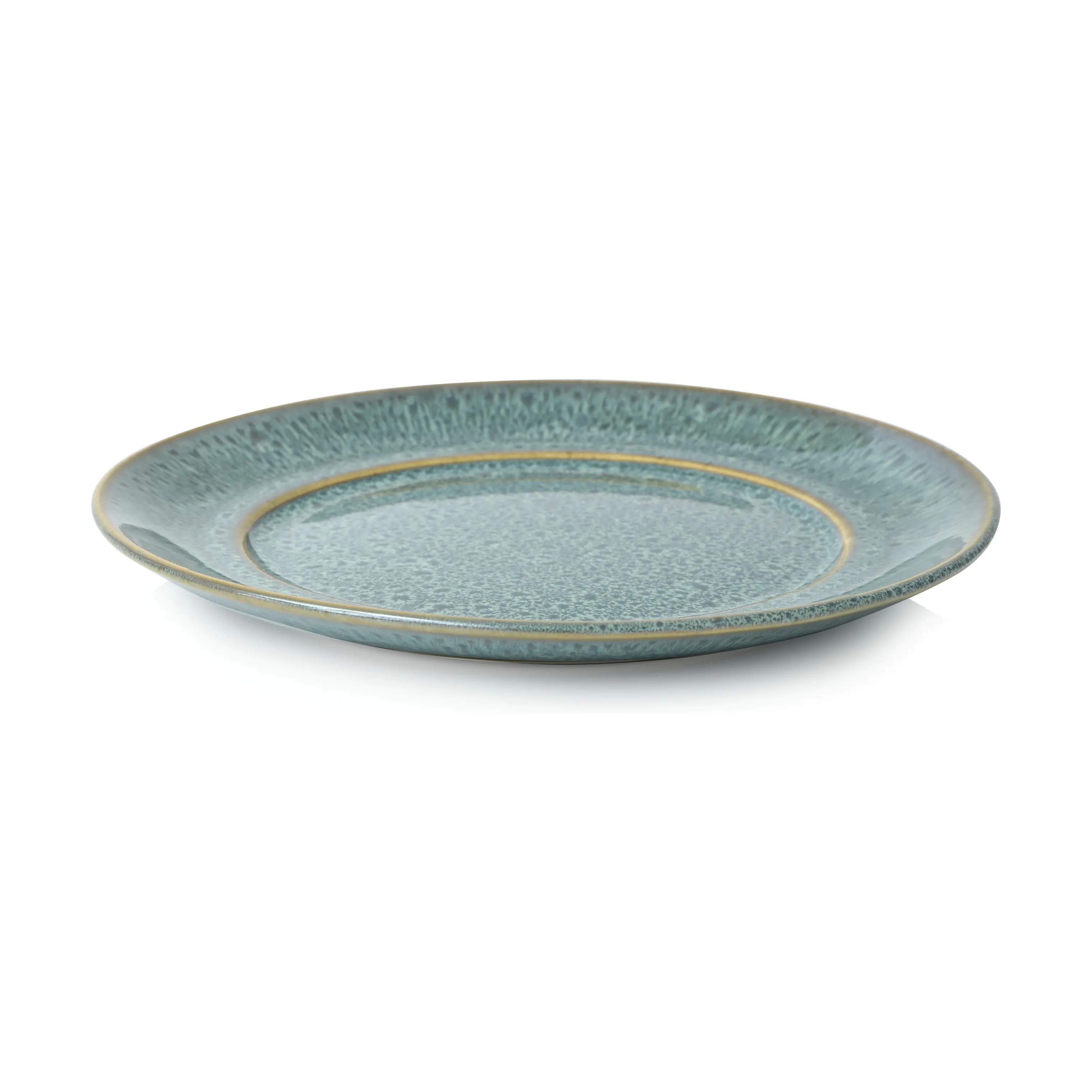CASA Living Frokosttallerkener Sofia Frokosttallerken i Grøn, 22 cm, 4