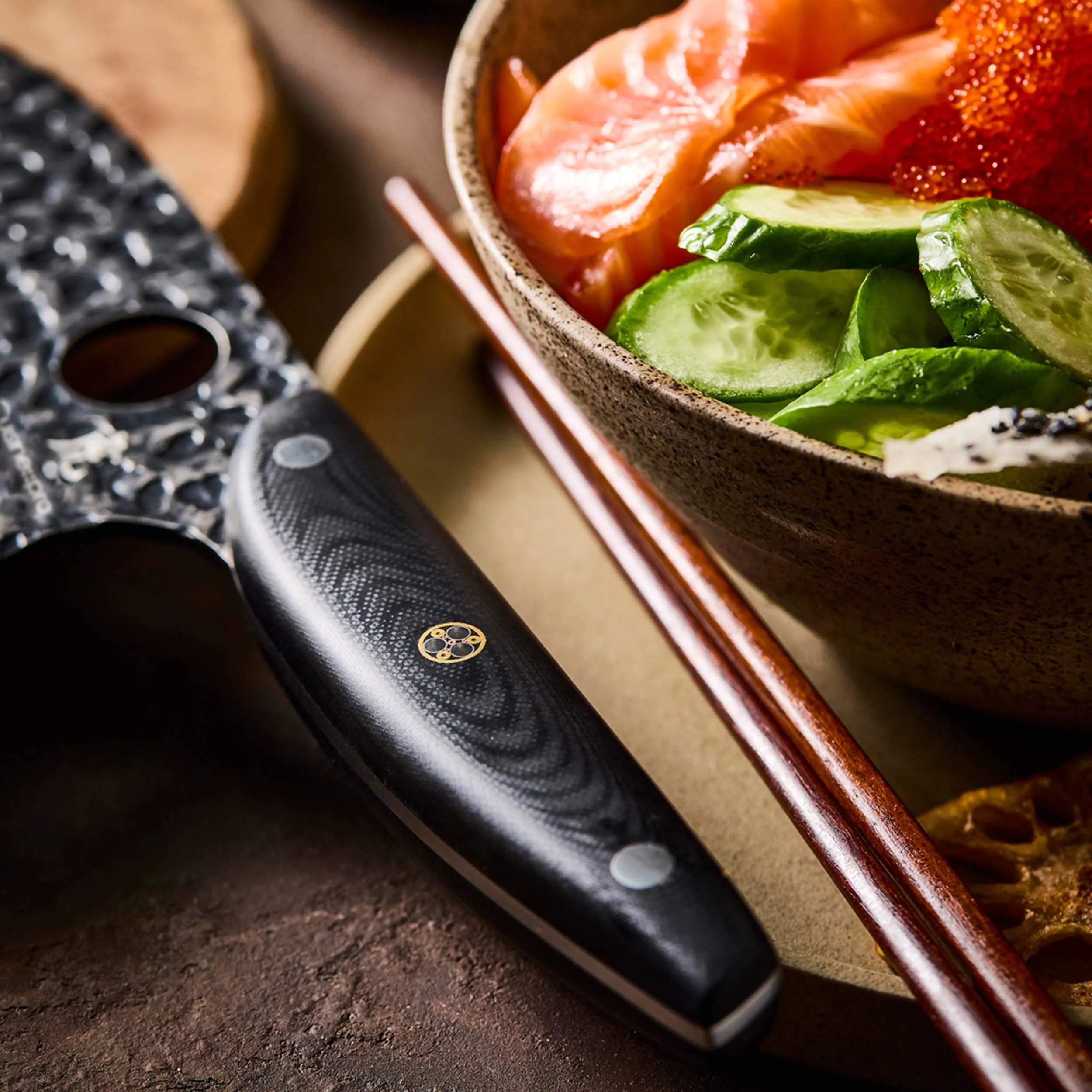 THE CUSTOM CHEF™ Kokkeknive Cuisine::pro Kuro Kiba Cuisine::pro® Kuroi Kiba™ Moon Kødøkse i Black, 4