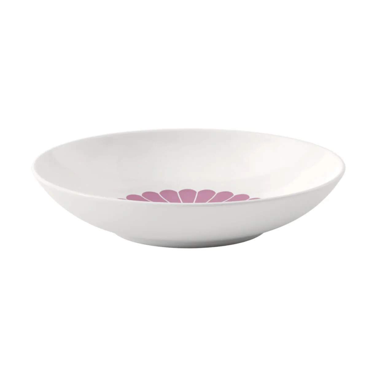 Fleur Cassis Pastatallerken, hvid/pink, large