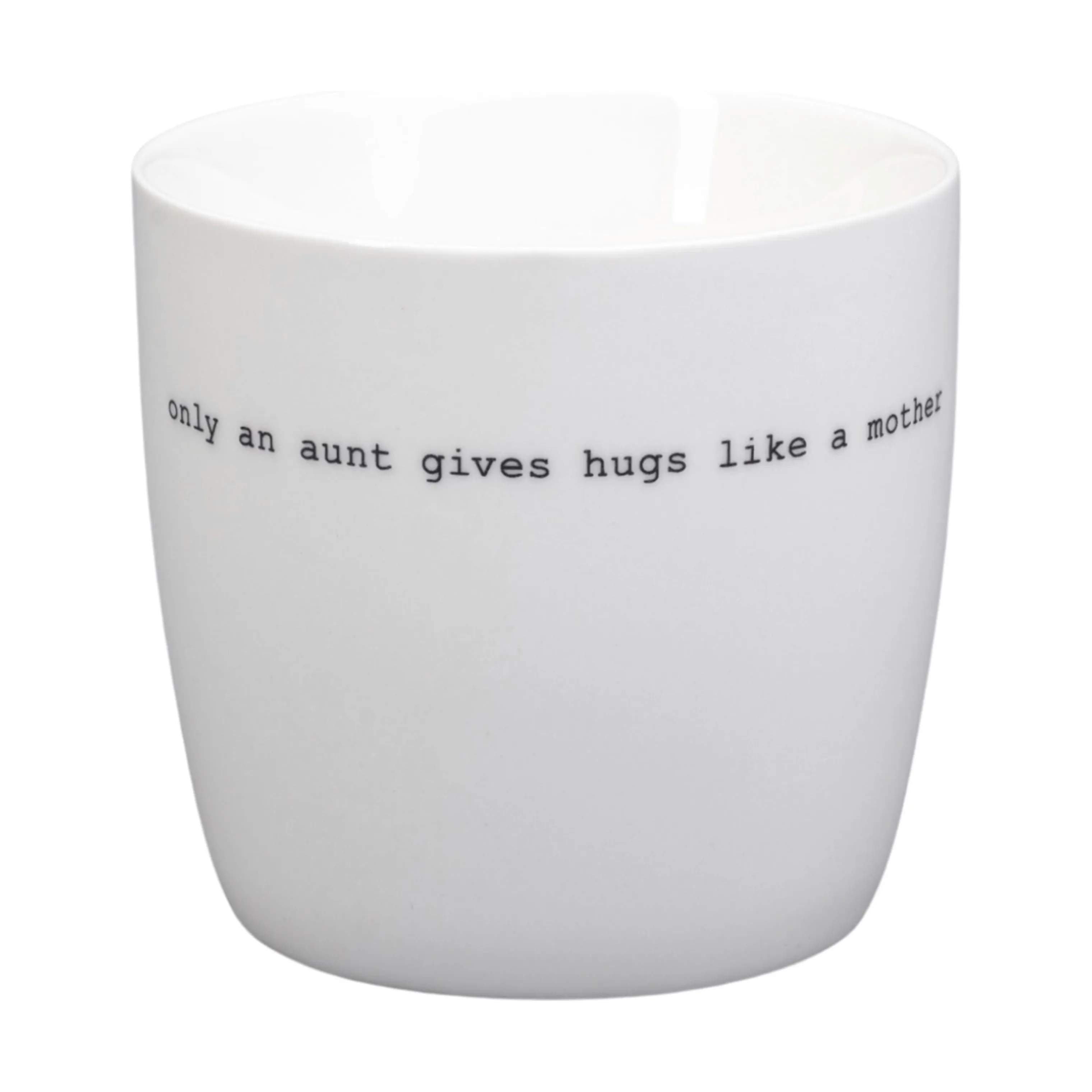 Krus - Only An Aunt, hvid, large
