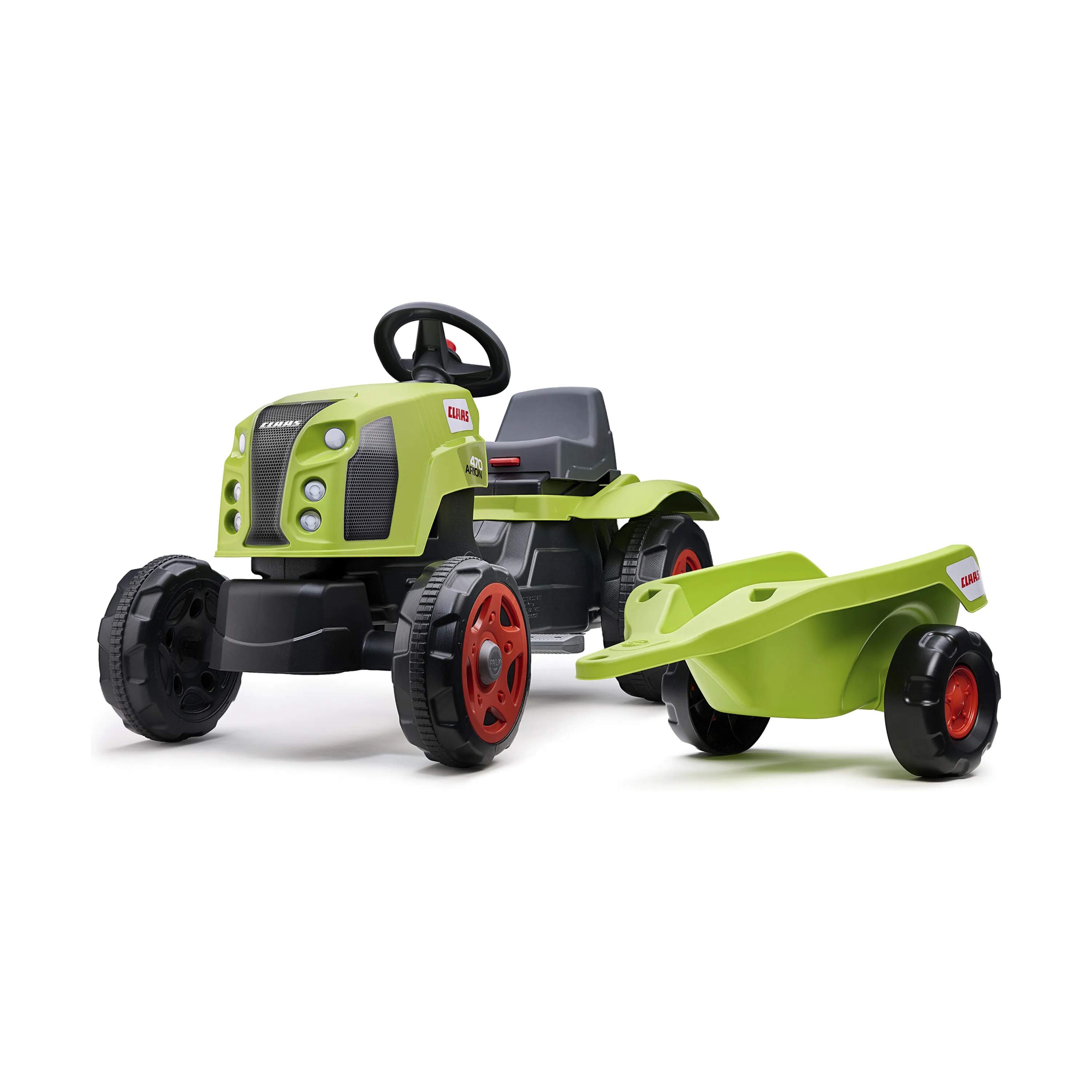 FALK Øvrig udeleg Traktor m. trailer i Grøn, 1