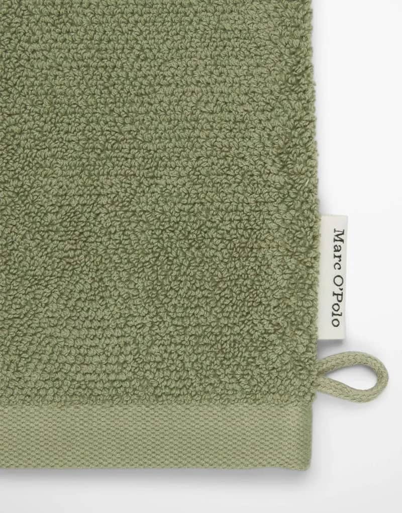 Marc O'Polo Vaskeklude Timeless Vaskehandske i Moss green, 2
