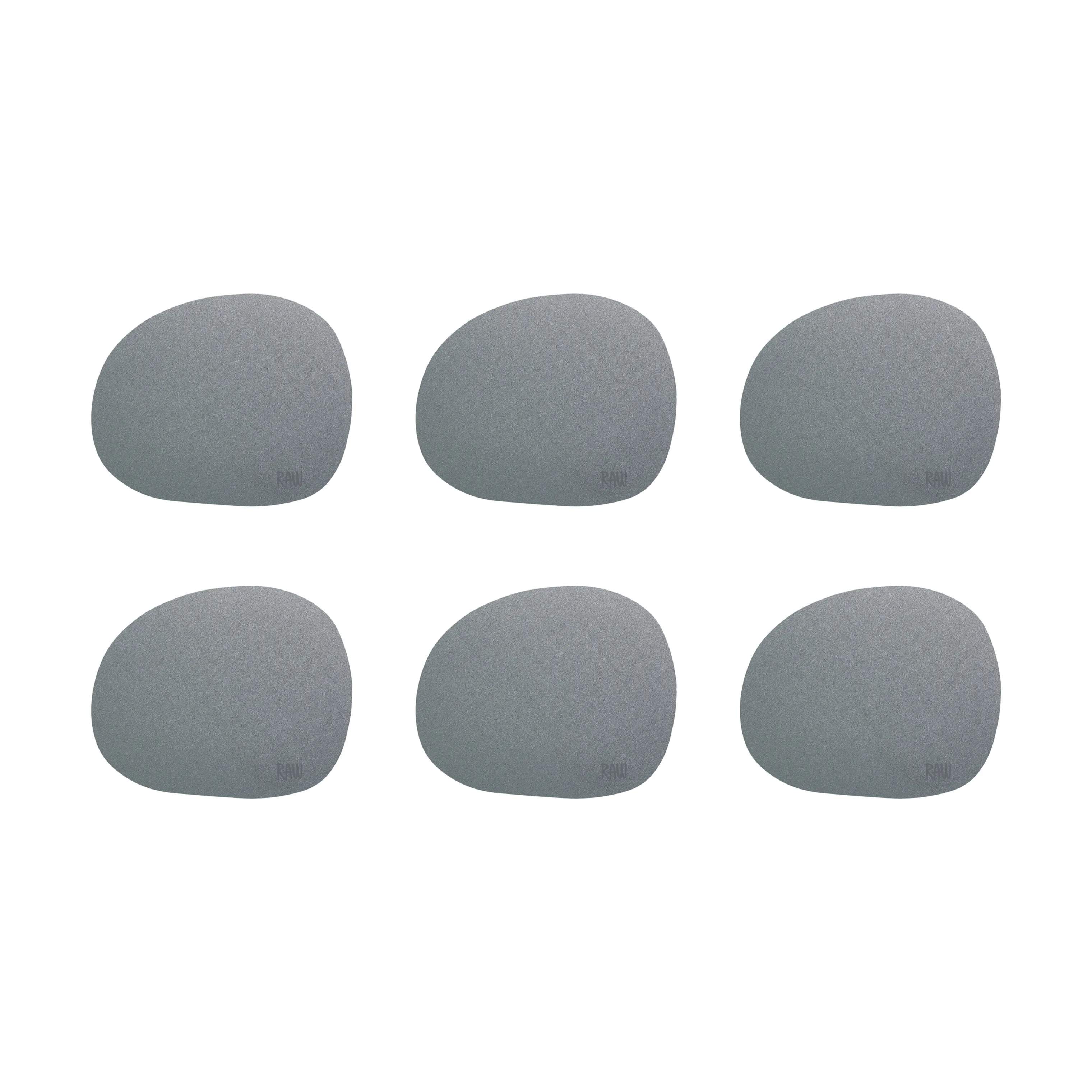 RAW by Aida Glasbrikker og coasters Coaster - 6 stk. i Grey, 1