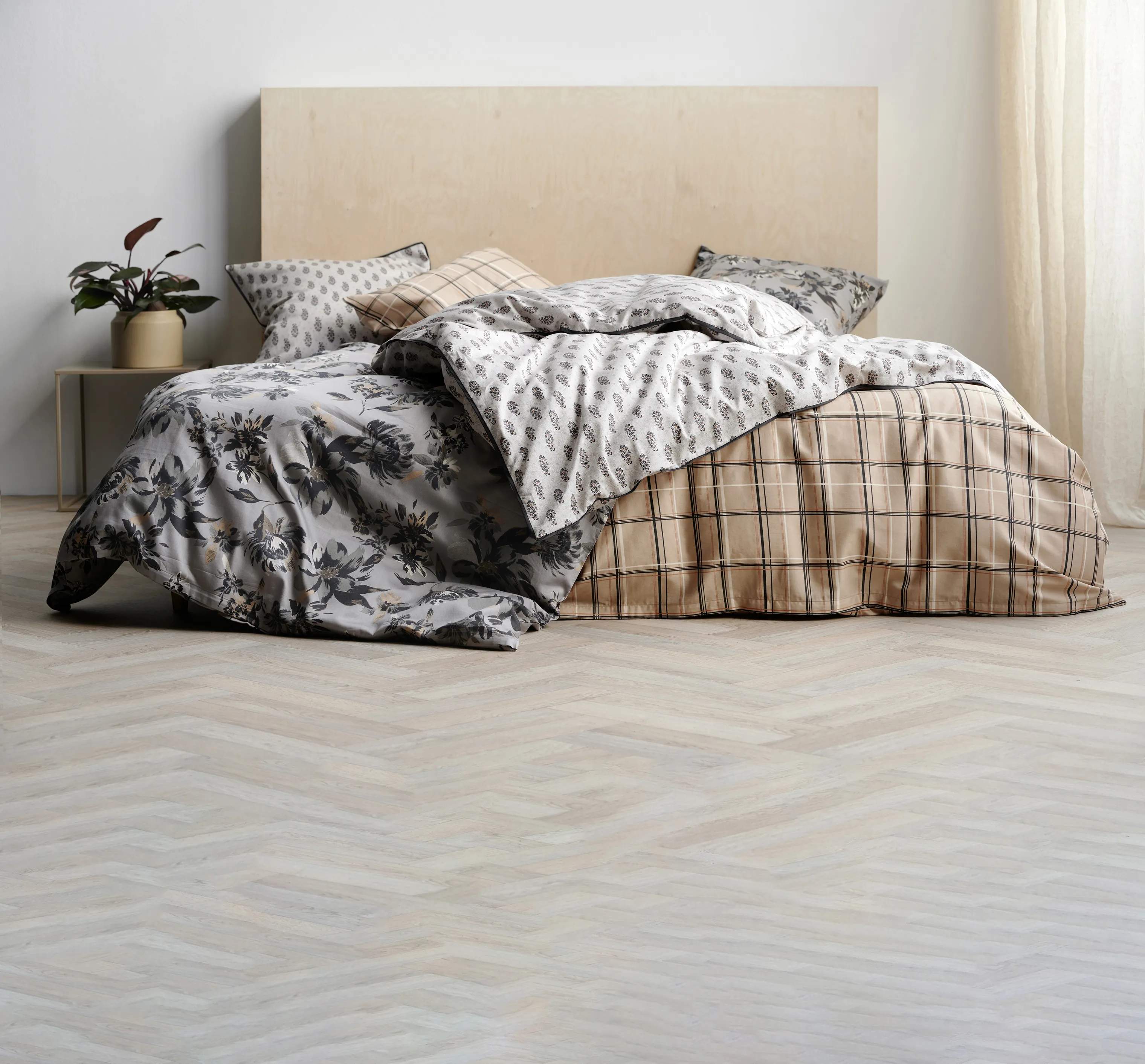 Södahl Sengetøj Organic Boheme Sengetøj i Grey, B140 x L200 cm, 3