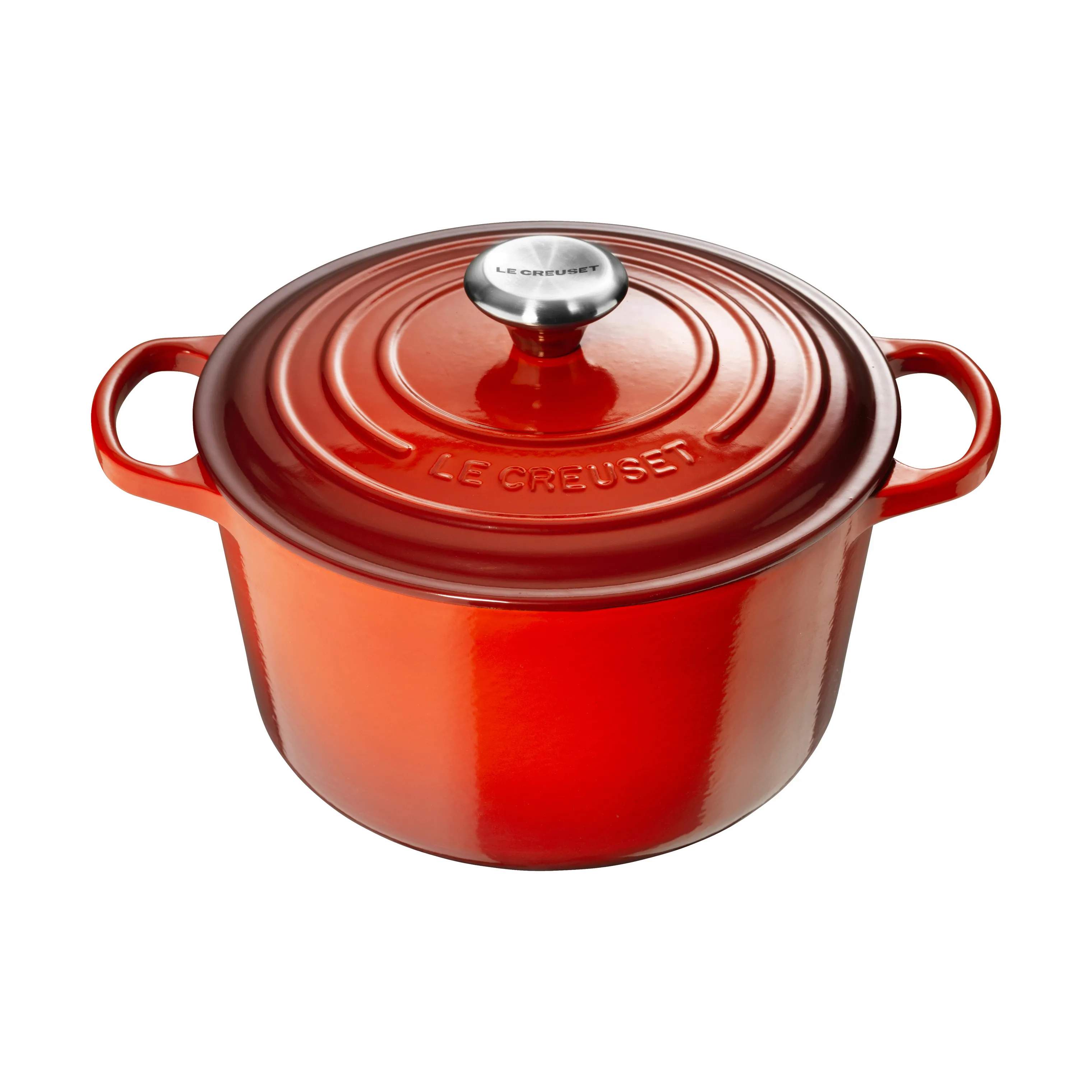 Le Creuset Gryder Signature Gryde i Cerise, 6.3 L, 1