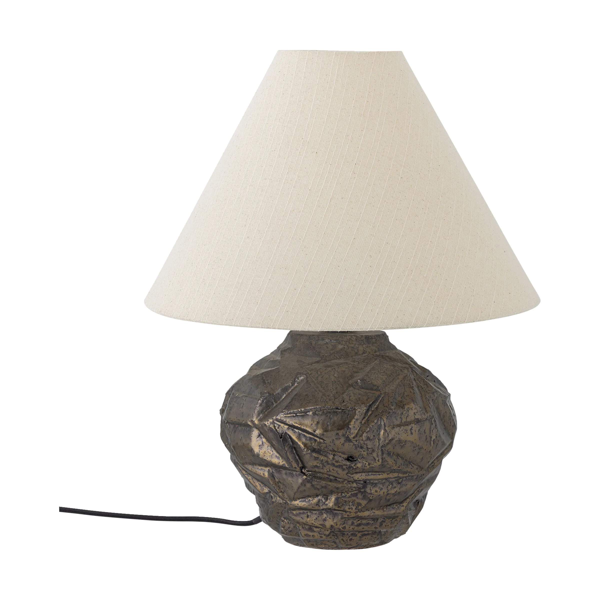 Carolla Bordlampe, brun, large