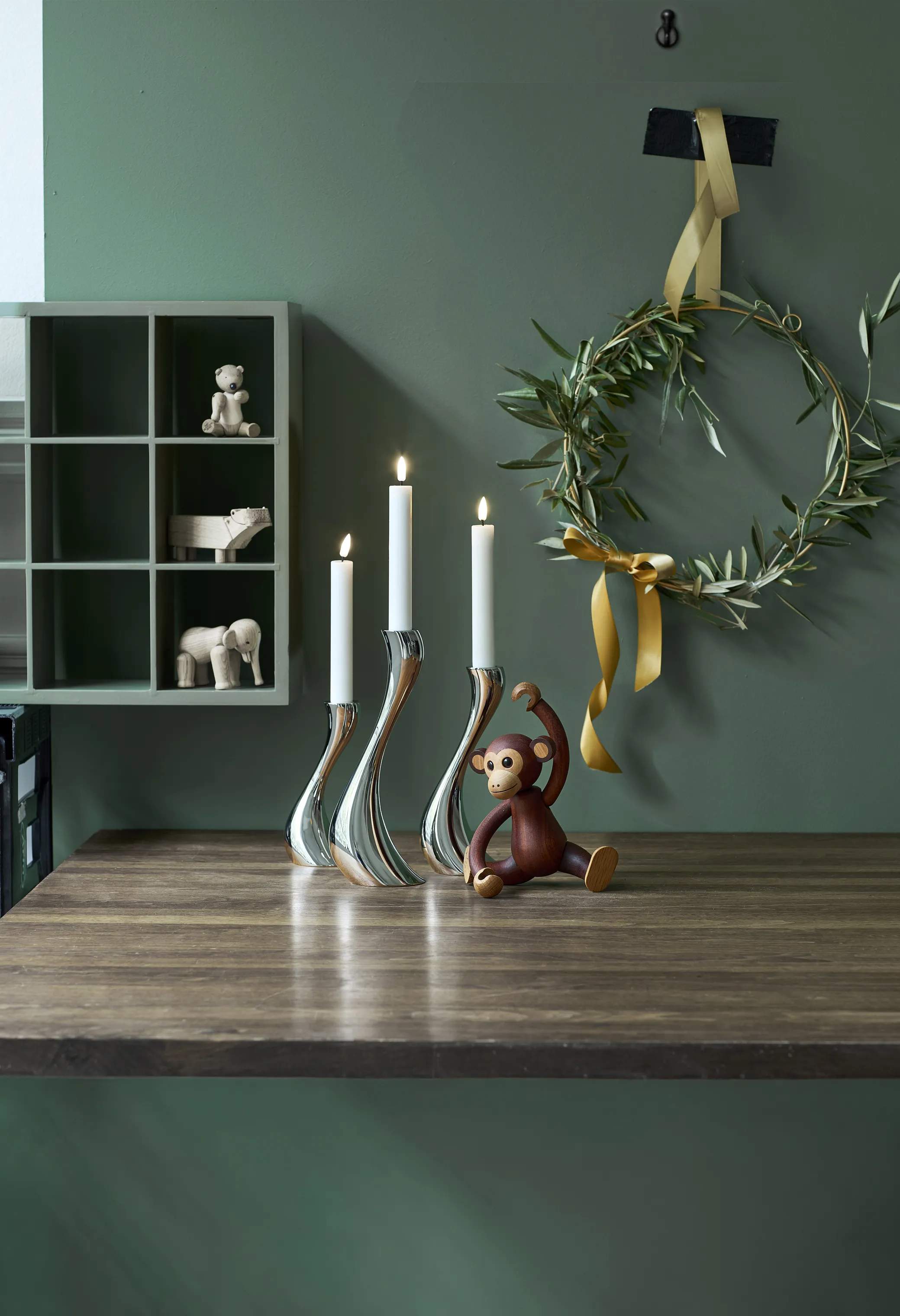 Kay Bojesen Dyrefigurer Liliput-serie - 3 stk. i Eg, 6