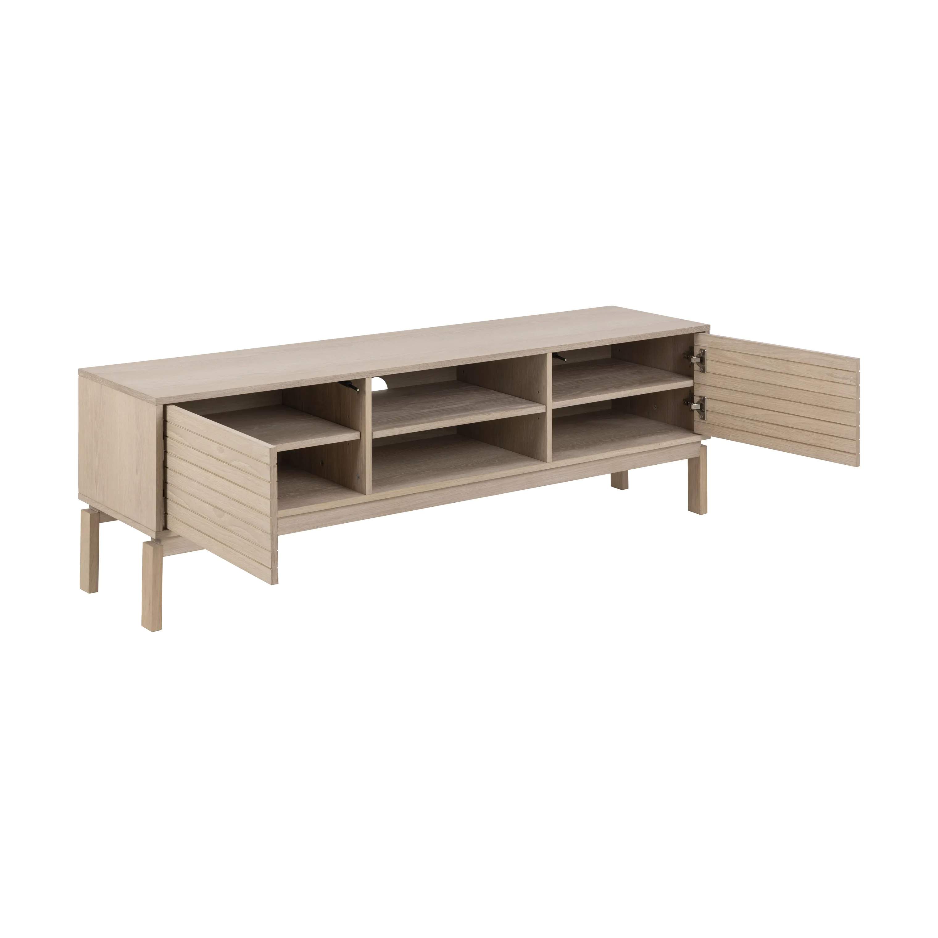 CASA Living TV-borde Linley TV bord i Hvidpigmenteret, 4